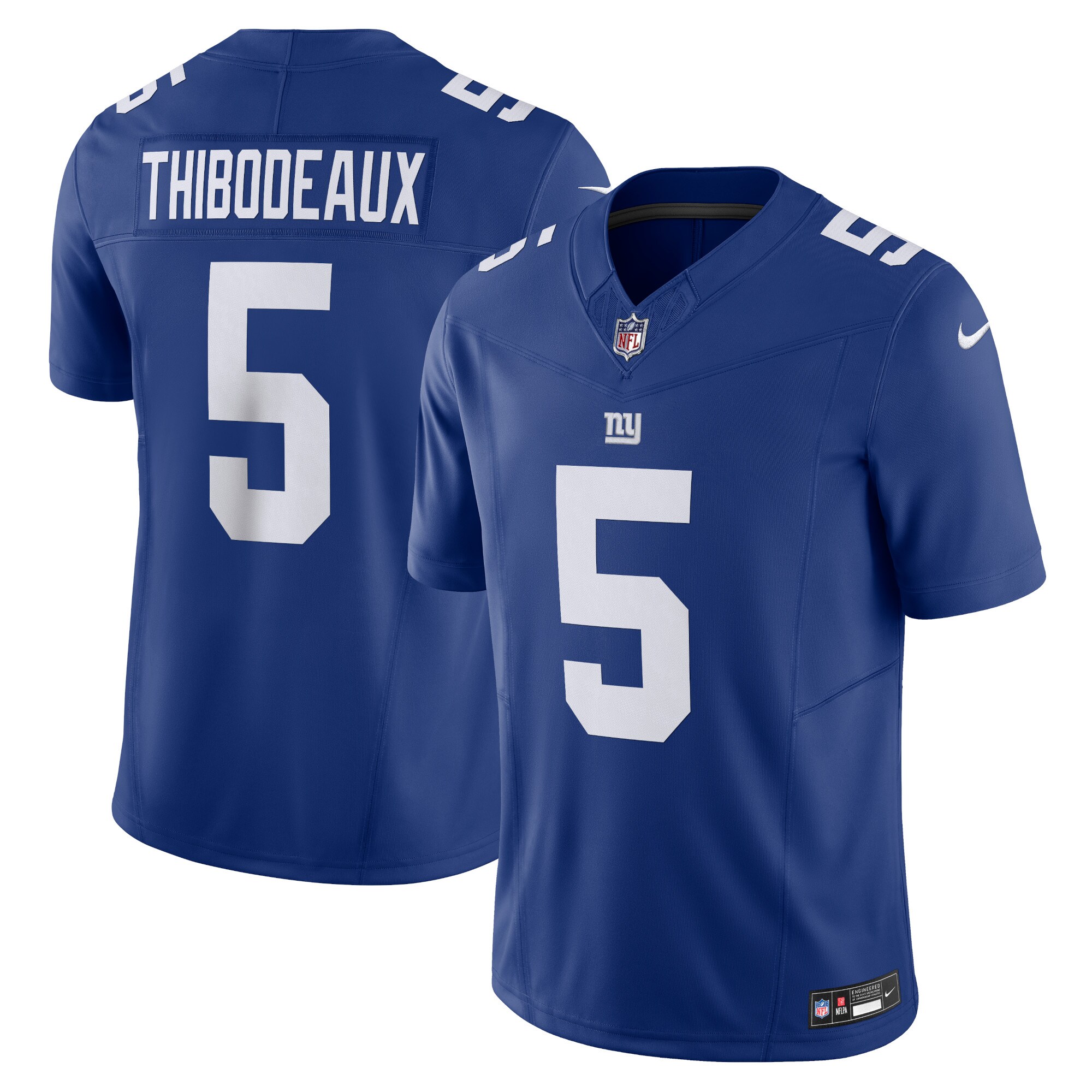 Men's New York Giants Kayvon Thibodeaux Royal Vapor F.U.S.E. Limited Jersey JS2328 Saliibo