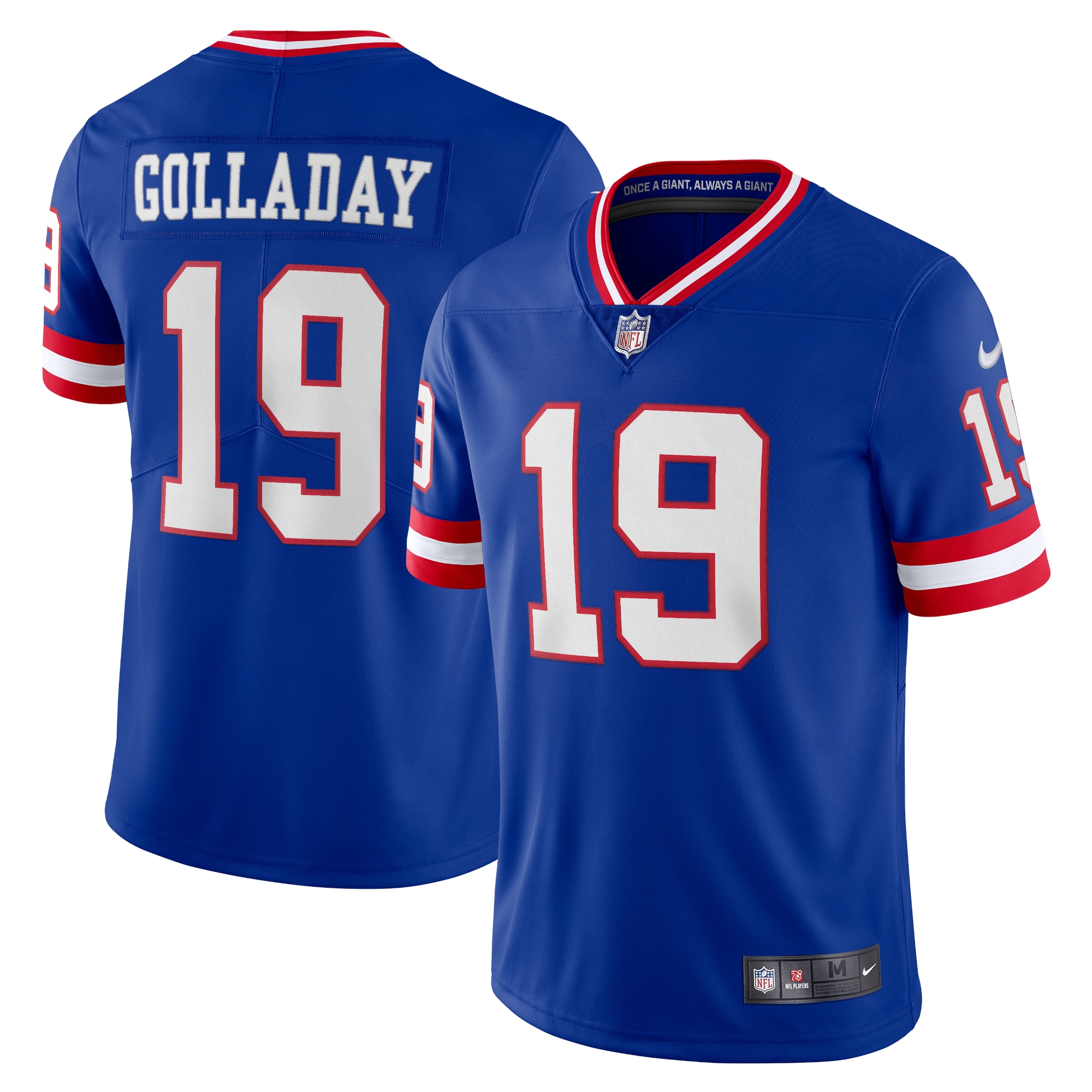 Men's New York Giants Kenny Golladay Royal Classic Vapor Limited Player Jersey JS8597 Saliibo