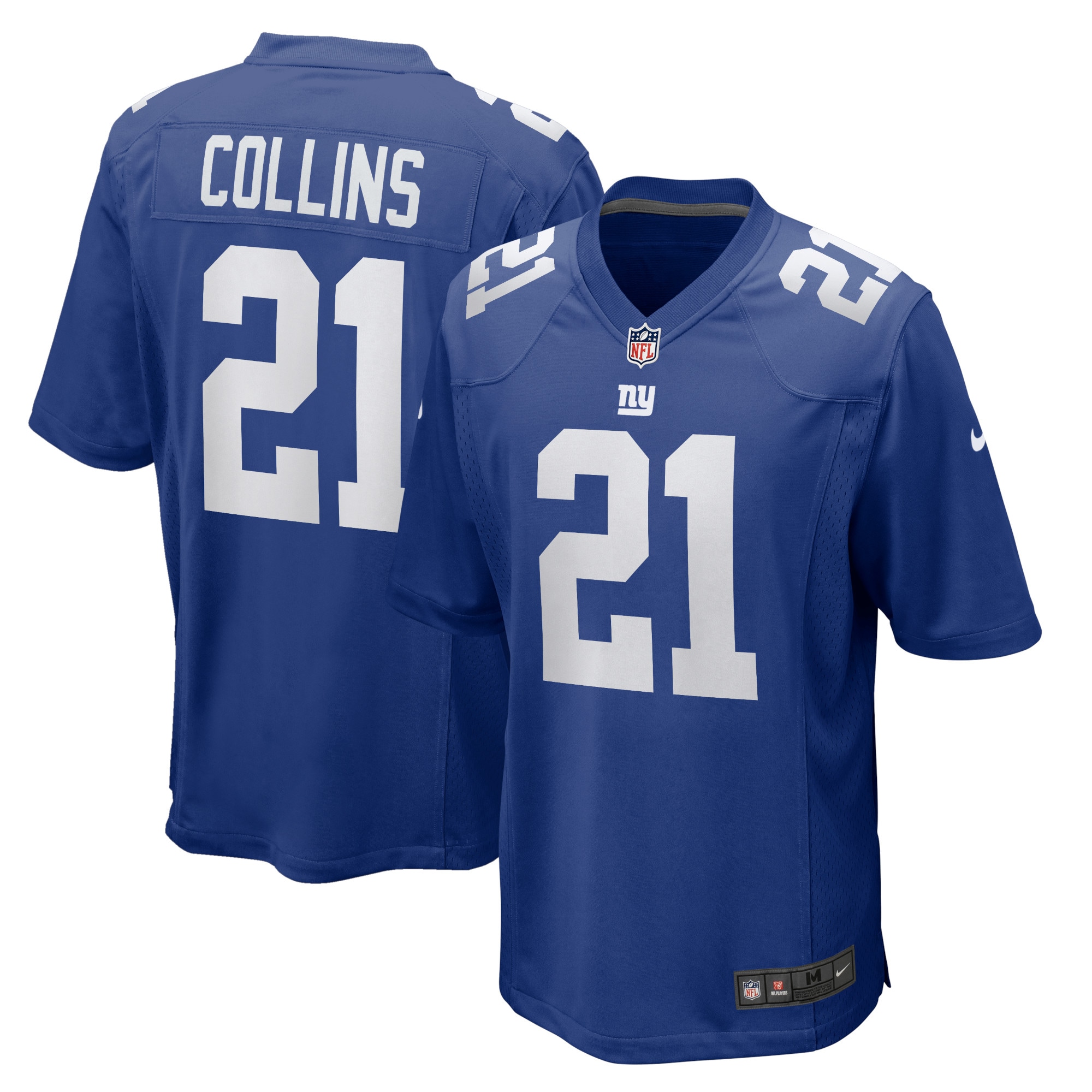 Men's New York Giants Landon Collins Royal Home Game Player Jersey JS3284 Saliibo