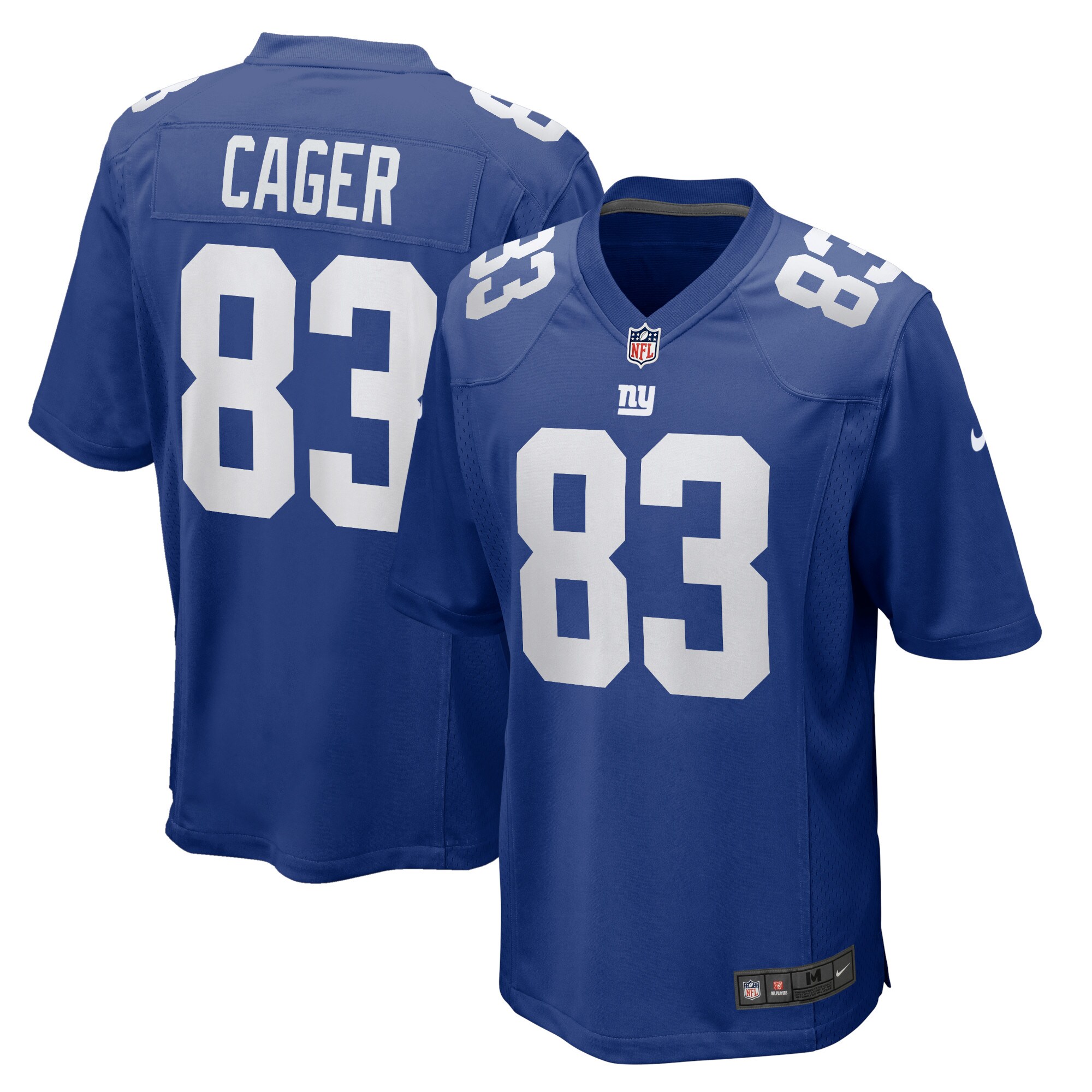 Men's New York Giants Lawrence Cager Royal Home Game Player Jersey JS6612 Saliibo