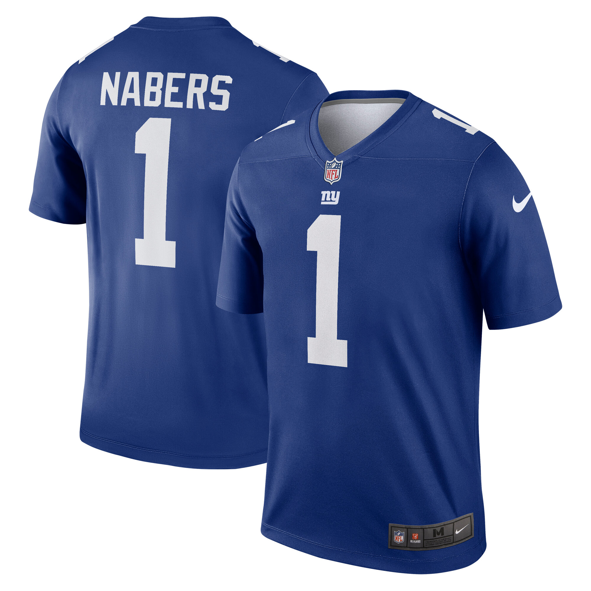 Men's New York Giants Malik Nabers Royal Team Legend Player Performance Top JS3134 Saliibo
