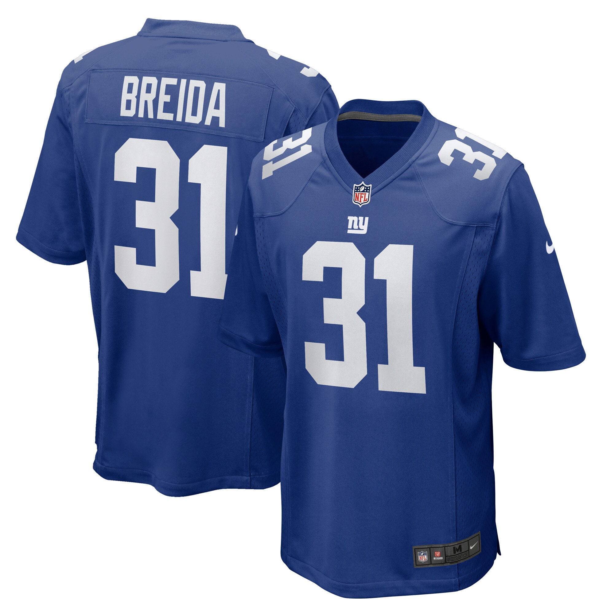 Men's New York Giants Matt Breida Royal Game Jersey JS5868 Saliibo
