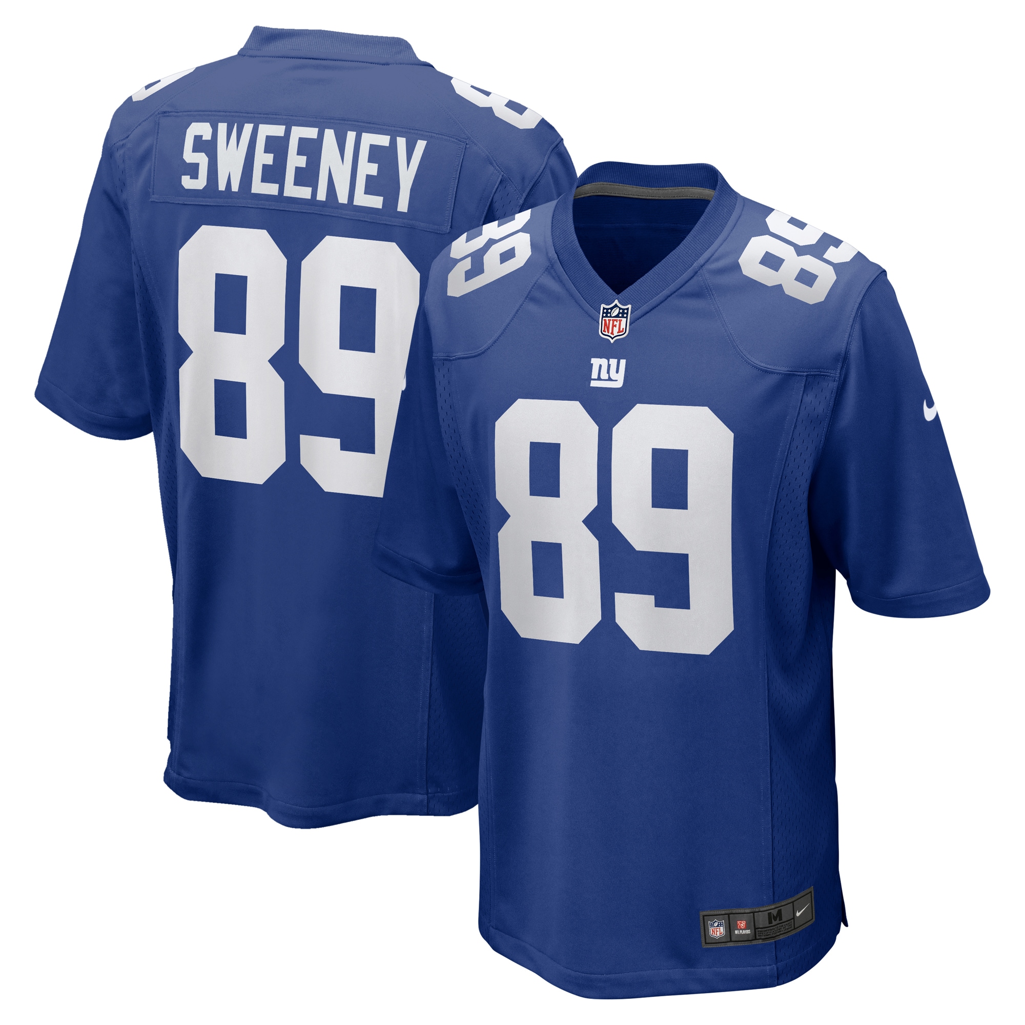 Men's New York Giants Tommy Sweeney Royal Game Jersey JS2485 Saliibo