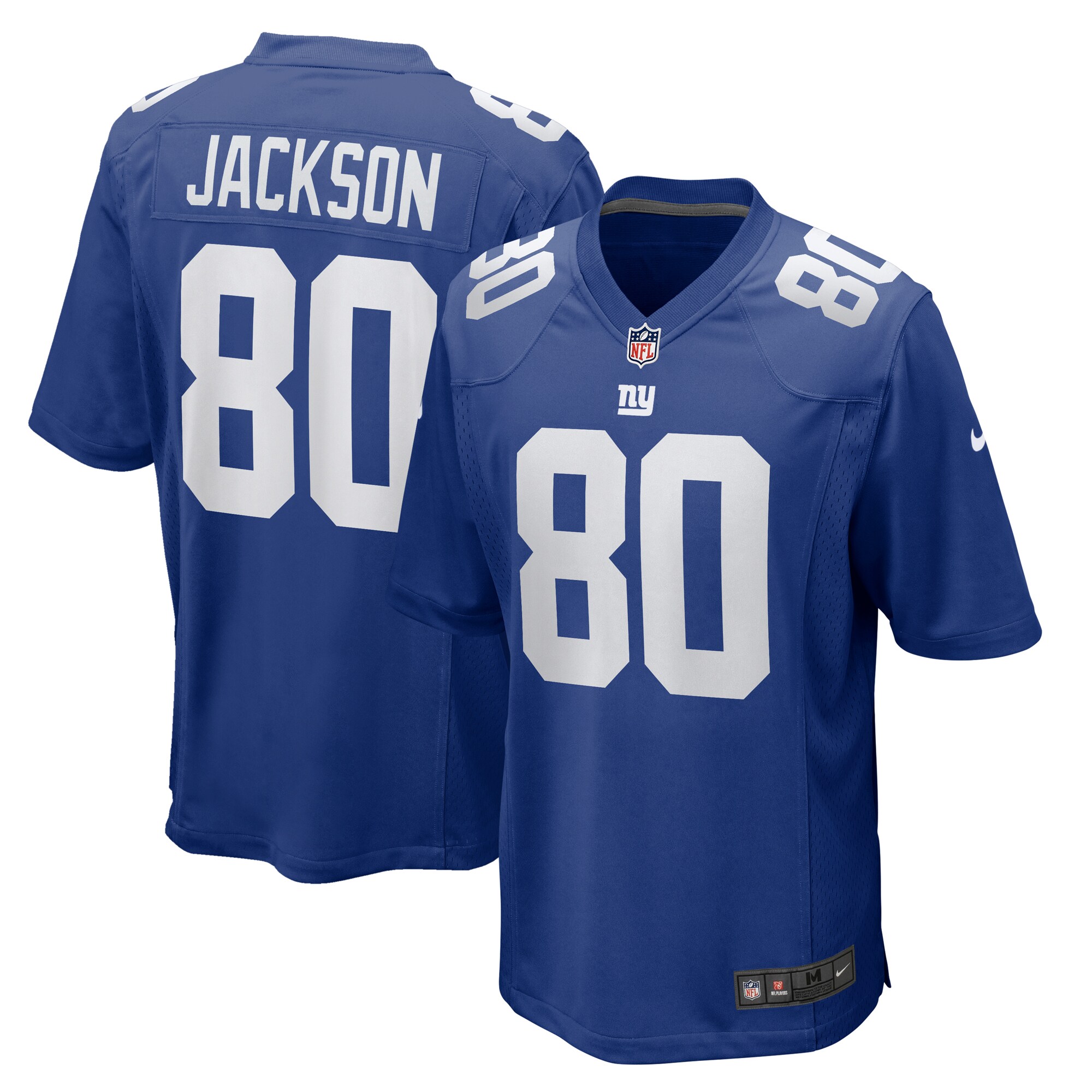 Men's New York Giants Tyree Jackson Royal Team Game Jersey JS8161 Saliibo