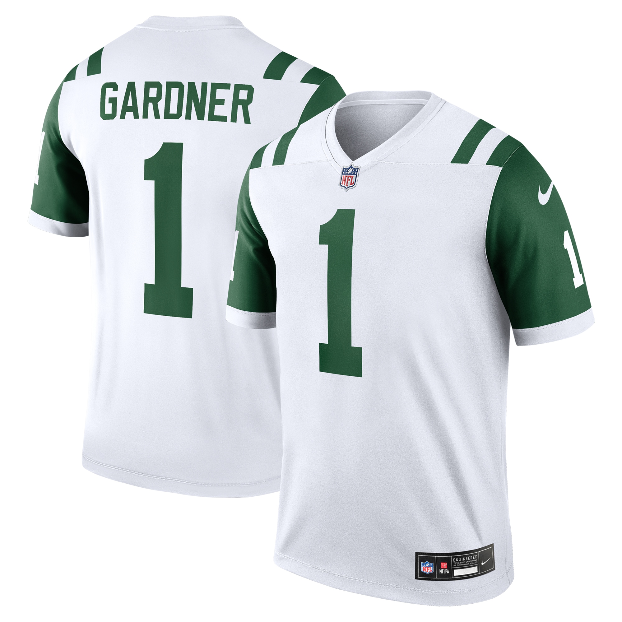 Men's New York Jets Ahmad Sauce Gardner White Alternate Legend Player Performance Top JS6733 Saliibo