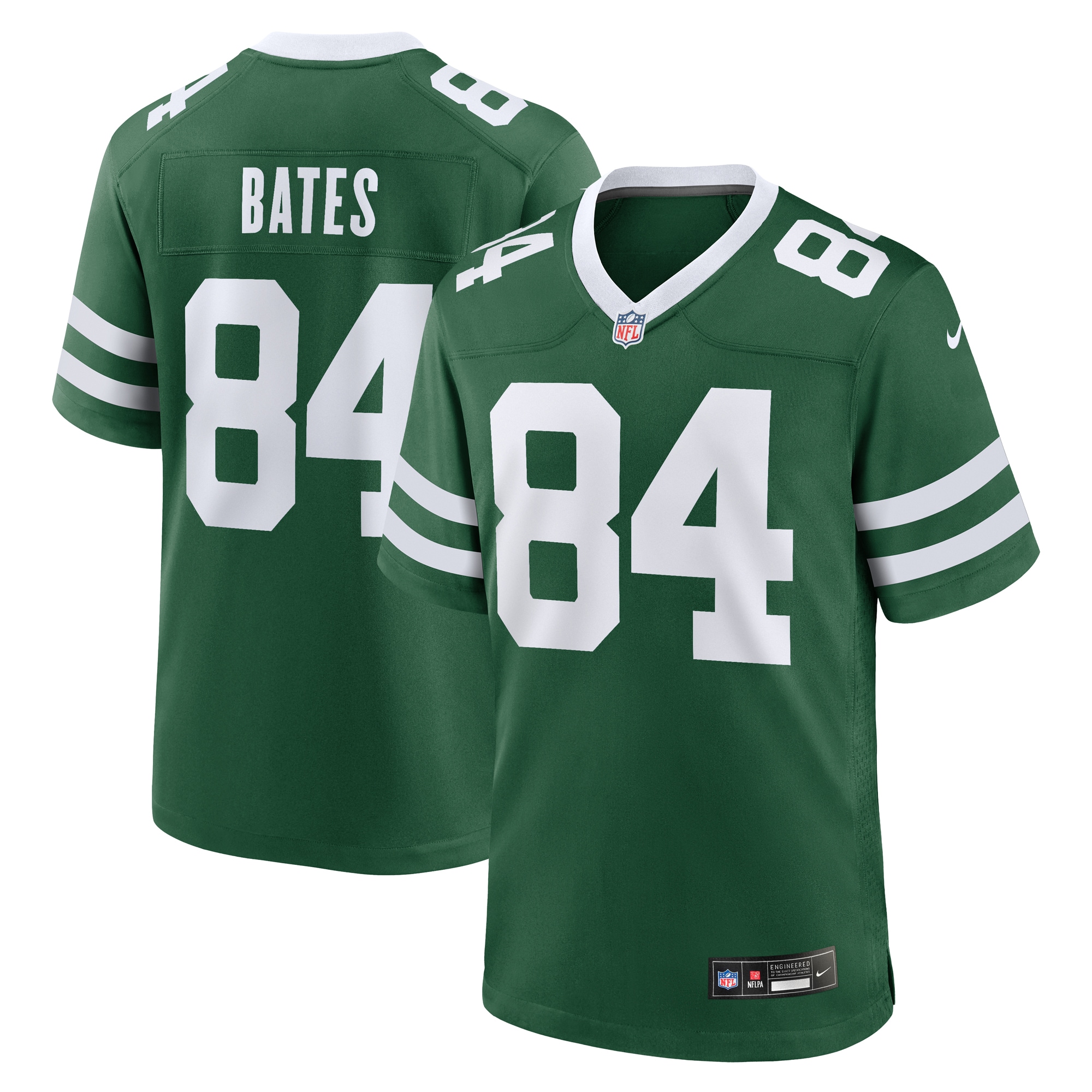 Men's New York Jets Brenden Bates Legacy Green Team Game Jersey JS8986 Saliibo