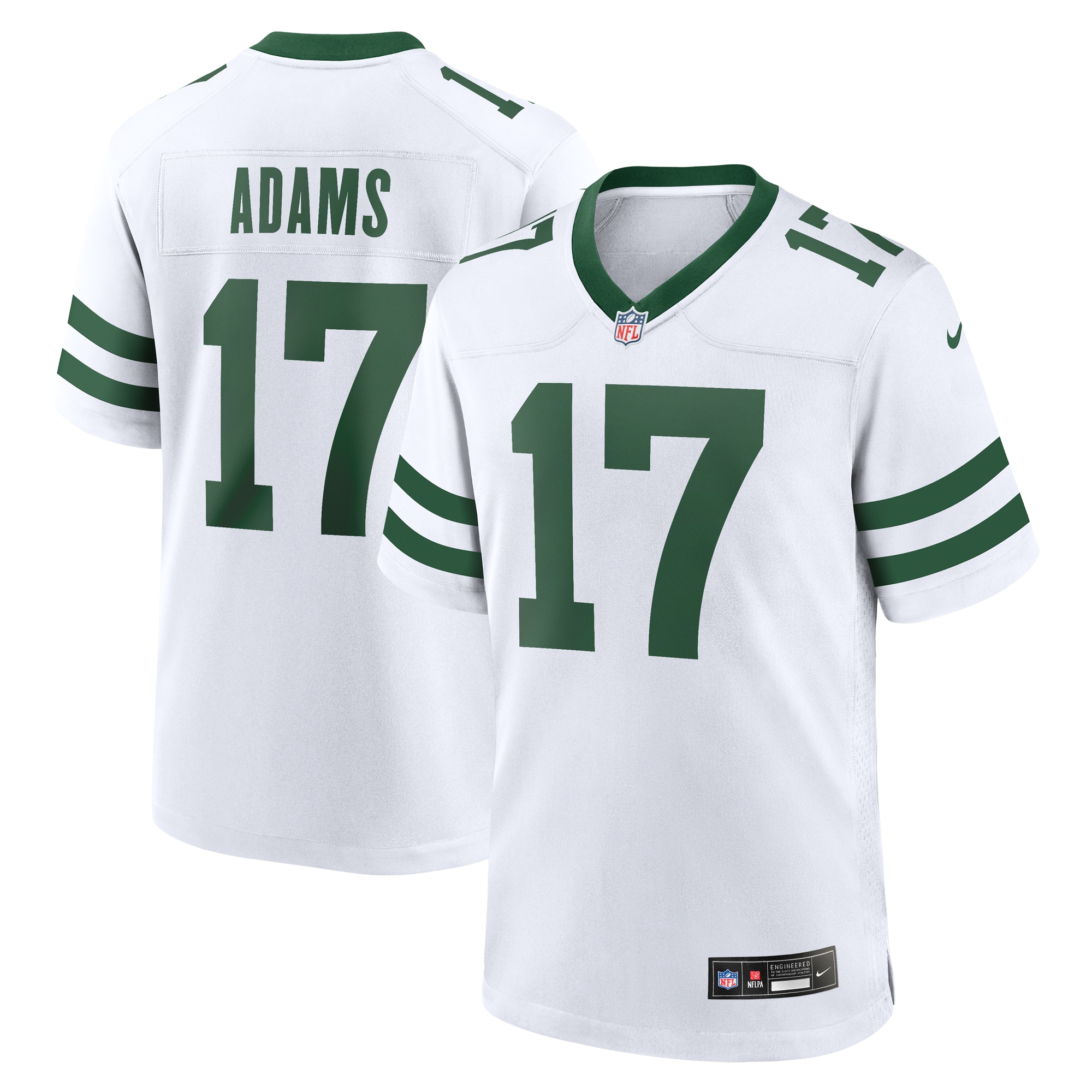 Men's New York Jets Davante Adams Legacy White Game Jersey JS1337 Saliibo