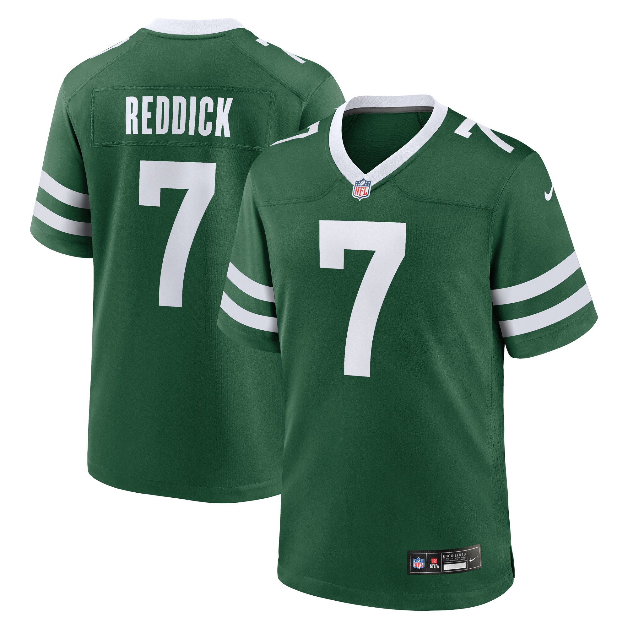 Men's New York Jets Haason Reddick Legacy Green Team Game Jersey JS4140 Saliibo
