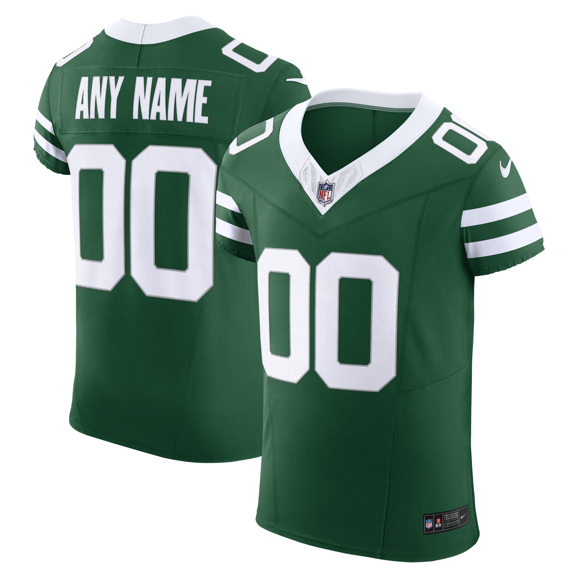 Men's New York Jets Legacy Green Vapor F.U.S.E. Elite Custom Jersey JS1911 Saliibo
