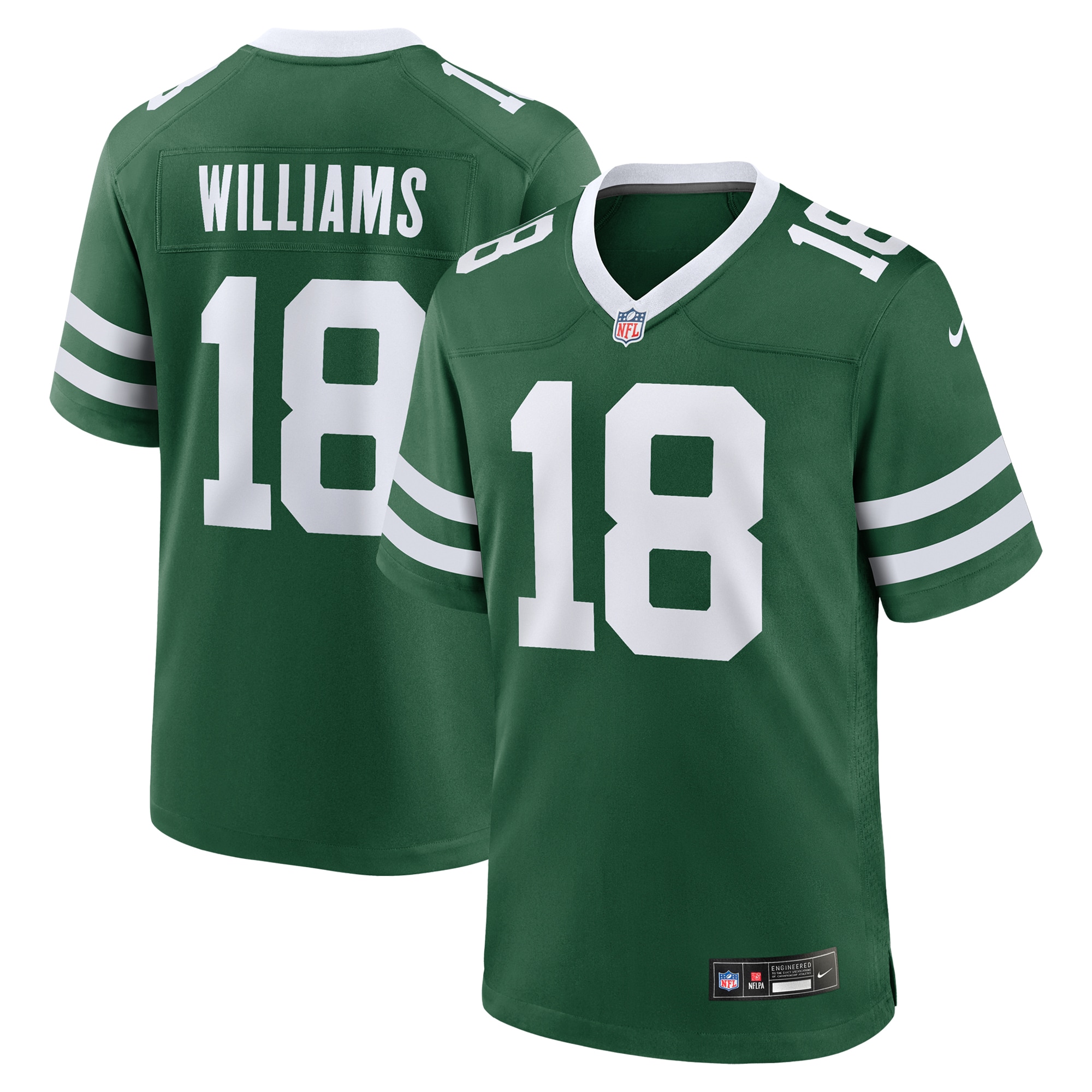 Men's New York Jets Mike Williams Legacy Green Game Jersey JS3885 Saliibo