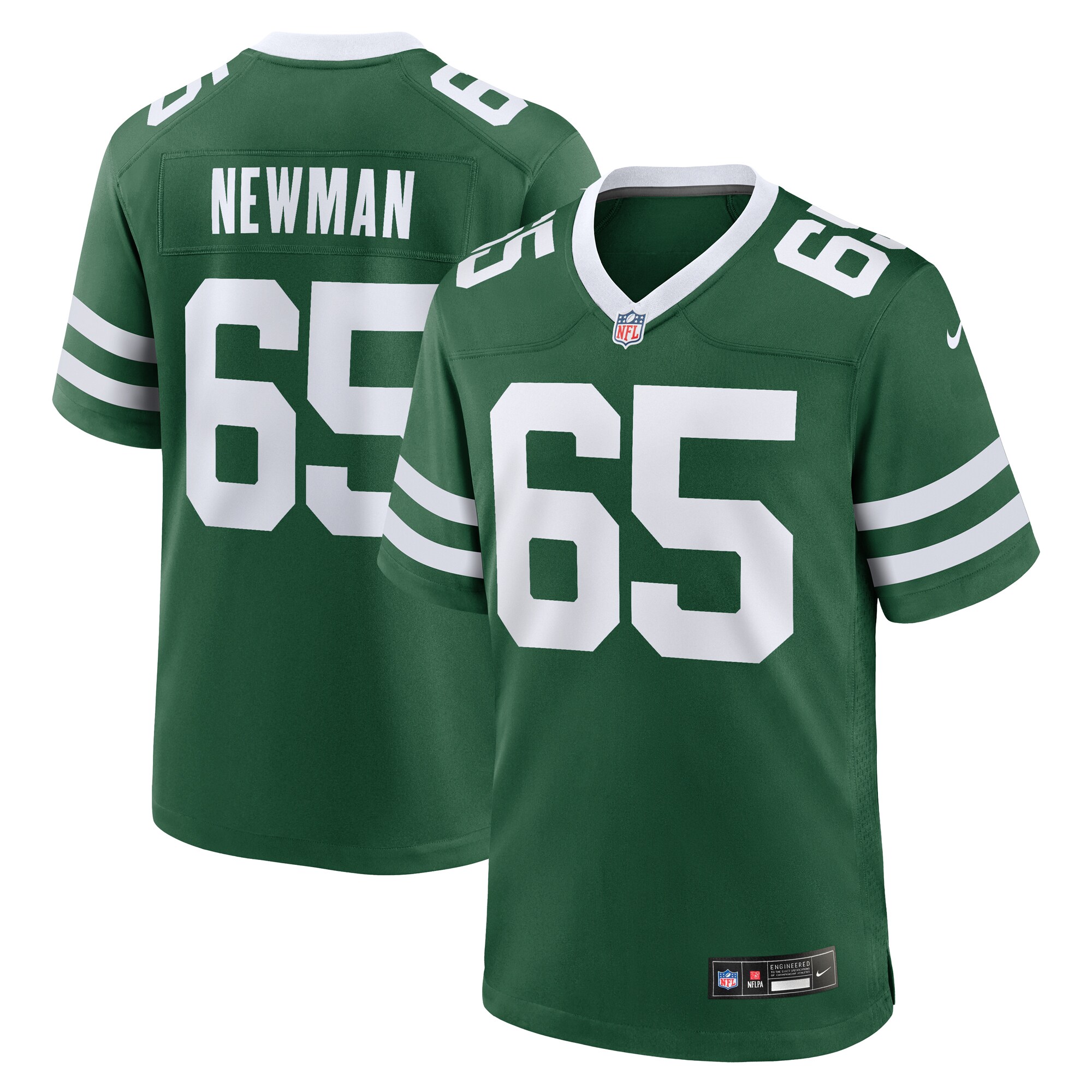 Men's New York Jets Xavier Newman Legacy Green Team Game Jersey JS1269 Saliibo