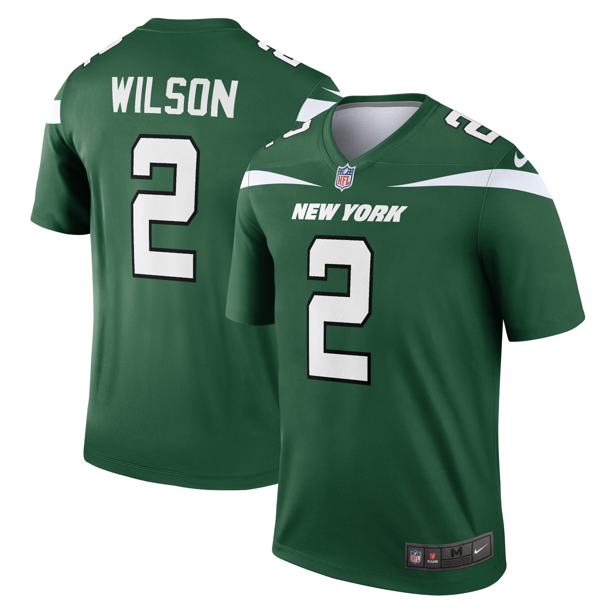 Men's New York Jets Zach Wilson Gotham Green Team Legend Player Performance Top JS6328 Saliibo