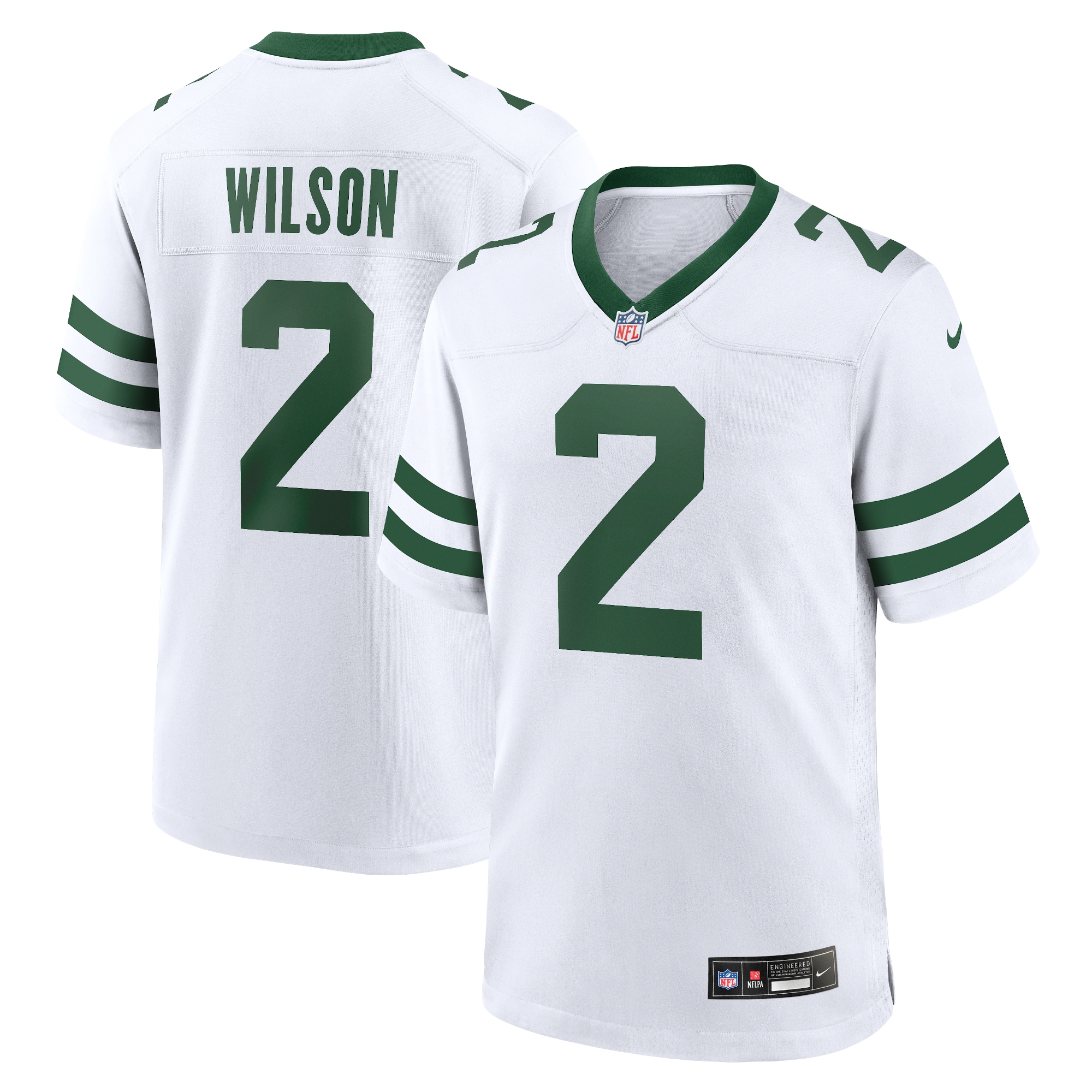 Men's New York Jets Zach Wilson Legacy White Game Jersey JS9910 Saliibo