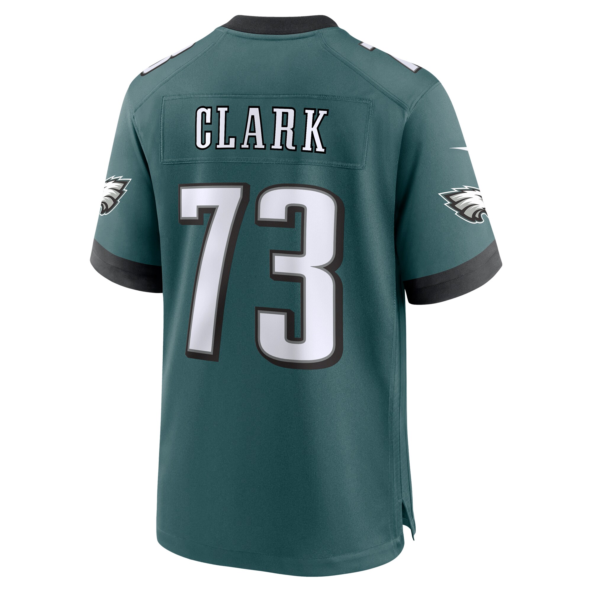 Men's Philadelphia Eagles Le'Raven Clark Midnight Green Team Game Jersey JS3069 Saliibo - Image 3