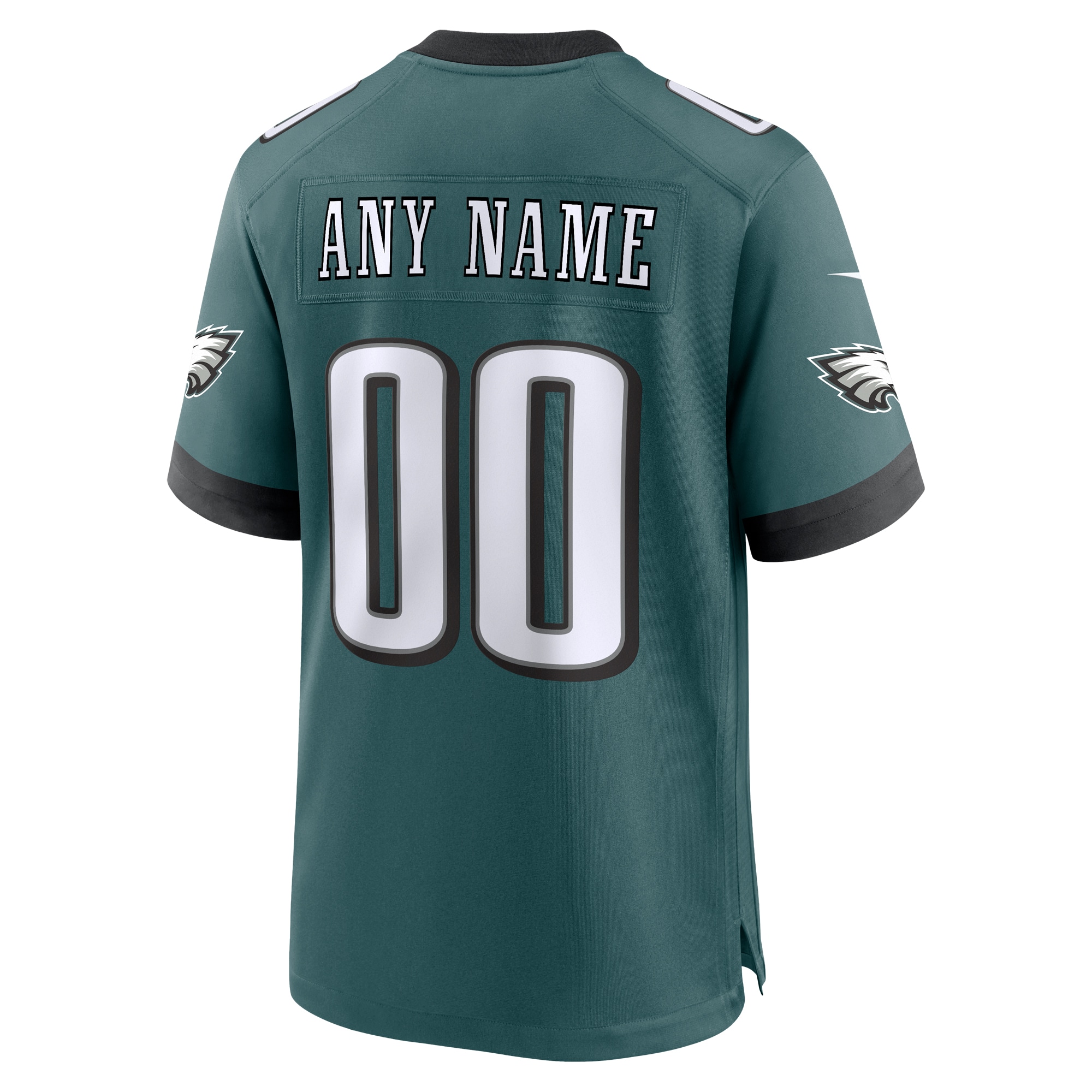 Men's Philadelphia Eagles Midnight Green Custom Game Jersey JS6601 Saliibo - Image 3