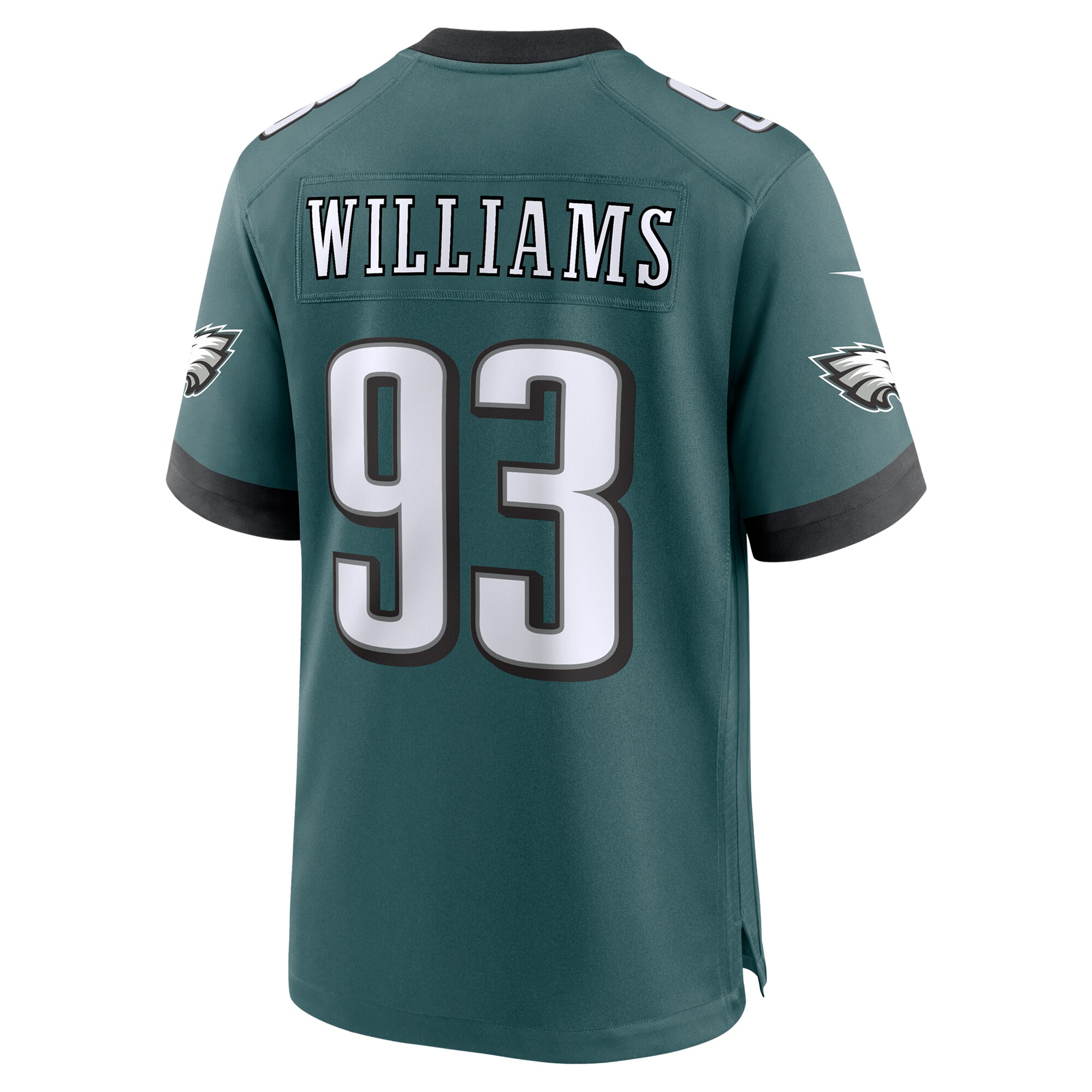 Men's Philadelphia Eagles Milton Williams Midnight Green Team Game Jersey JS7155 Saliibo - Image 3