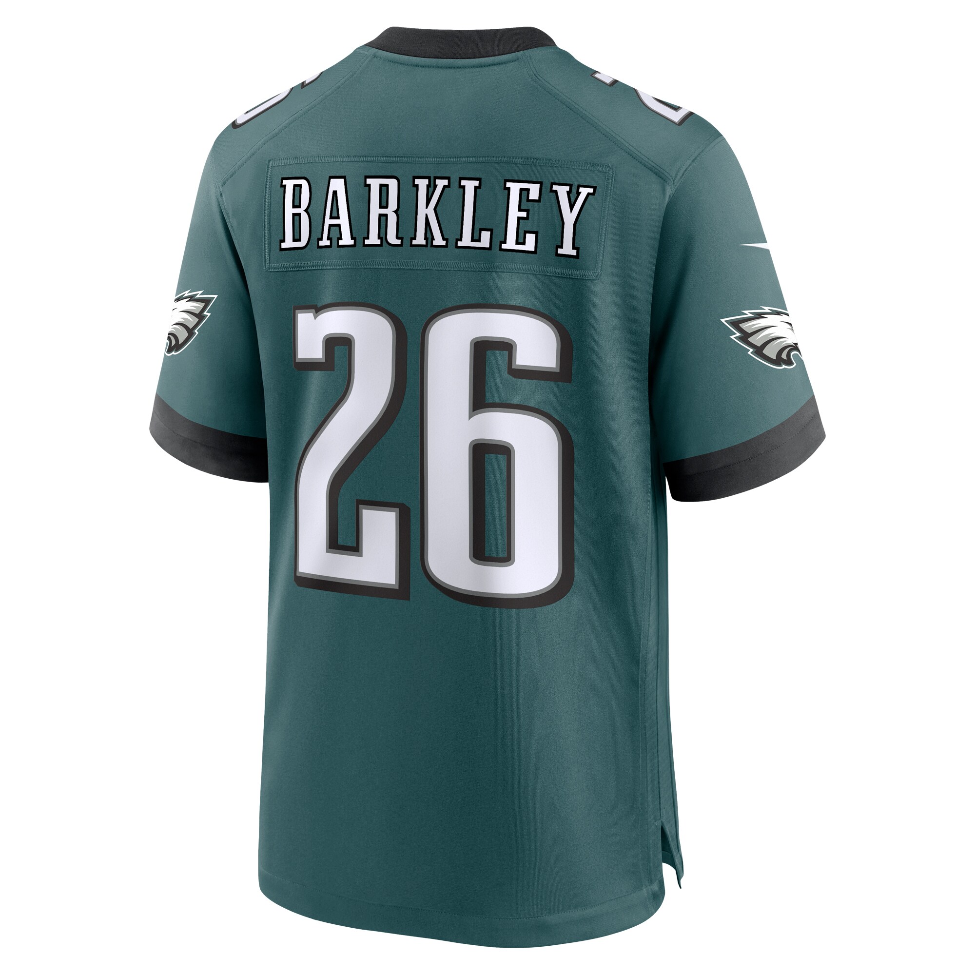 Men's Philadelphia Eagles Saquon Barkley Midnight Green Game Player Jersey JS4200 Saliibo - Image 3