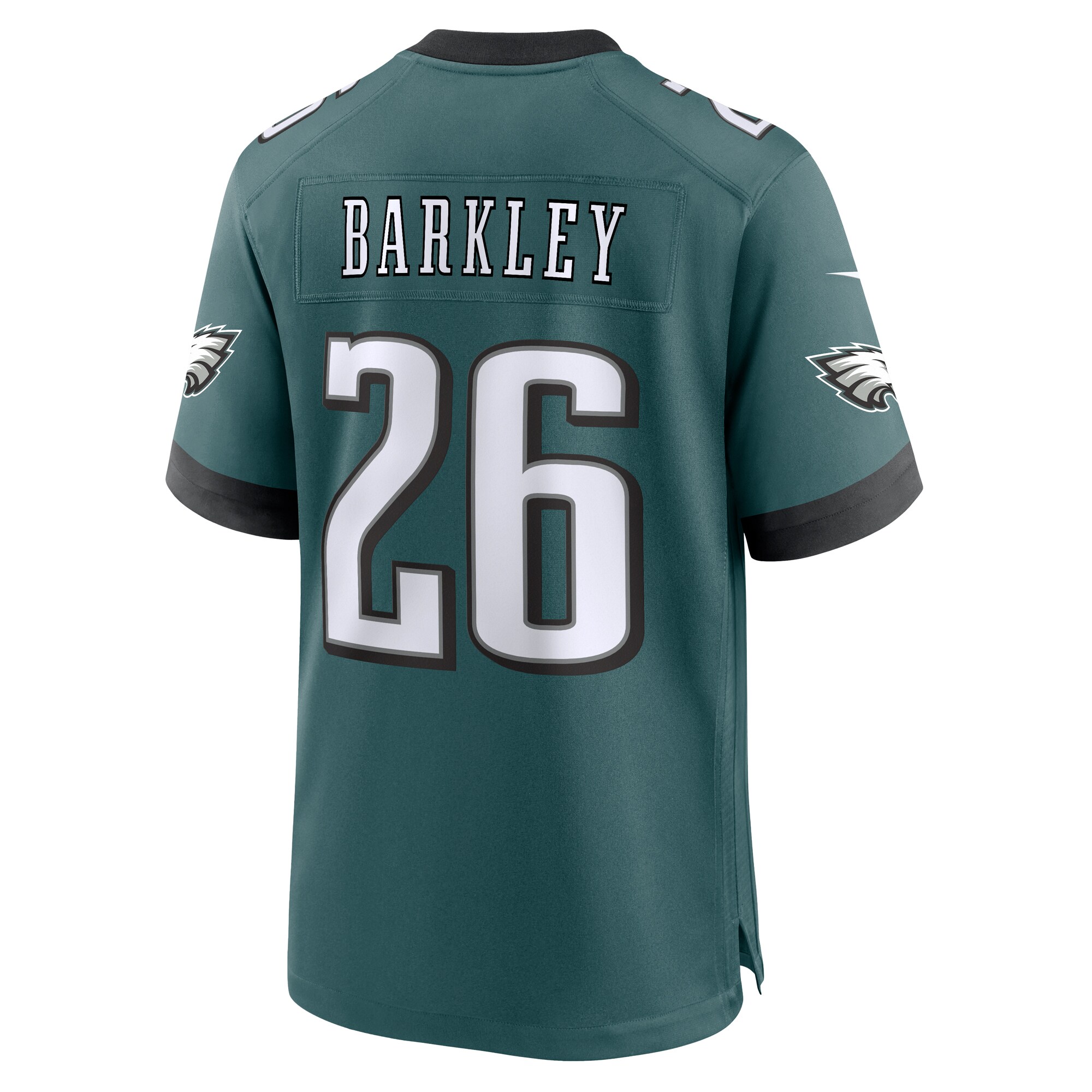 Men's Philadelphia Eagles Saquon Barkley Midnight Green Super Bowl LIX Game Player Jersey JS1787 Saliibo - Image 3