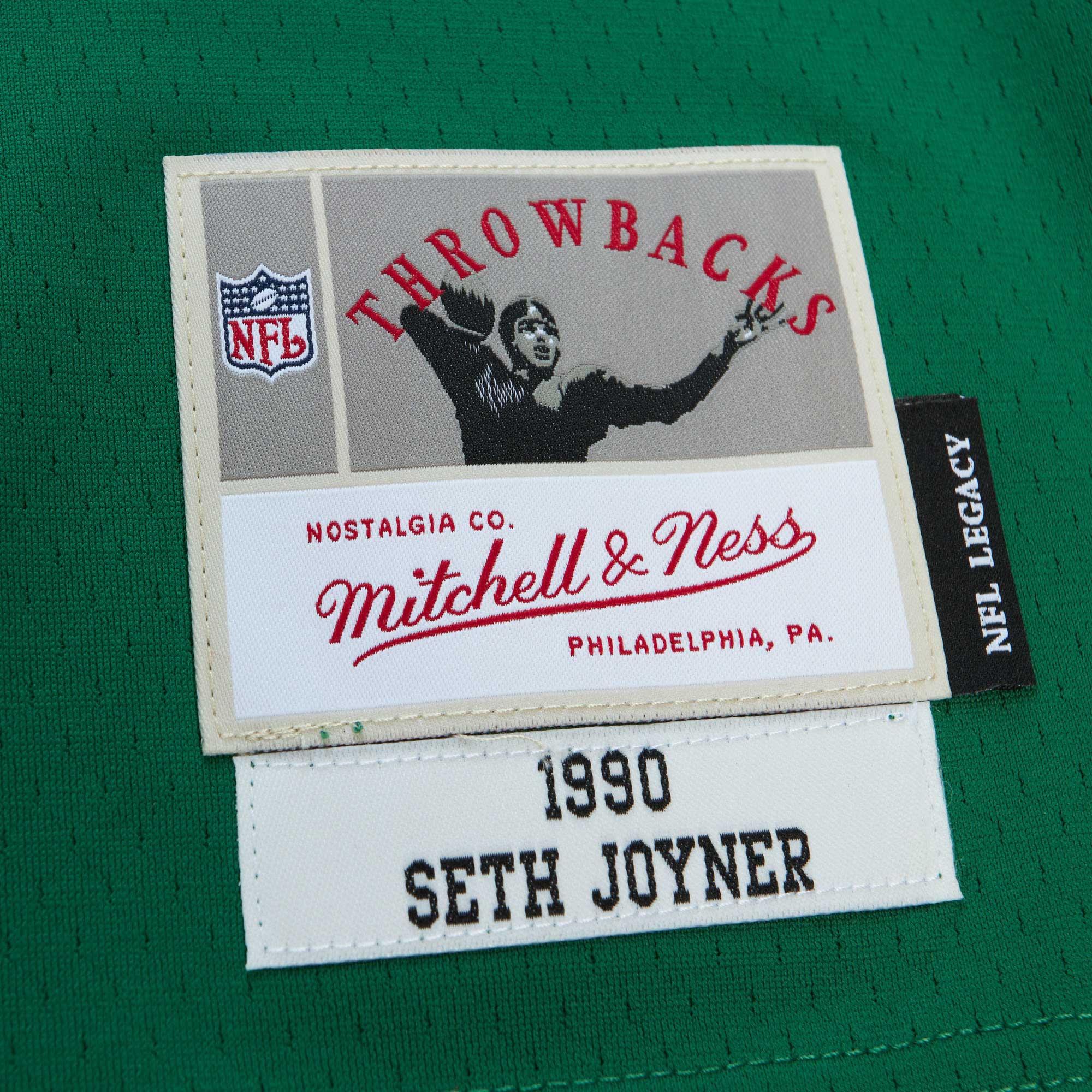 Men's Philadelphia Eagles Seth Joyner Mitchell & Ness Kelly Green Legacy Jersey JS3649 Saliibo - Image 5