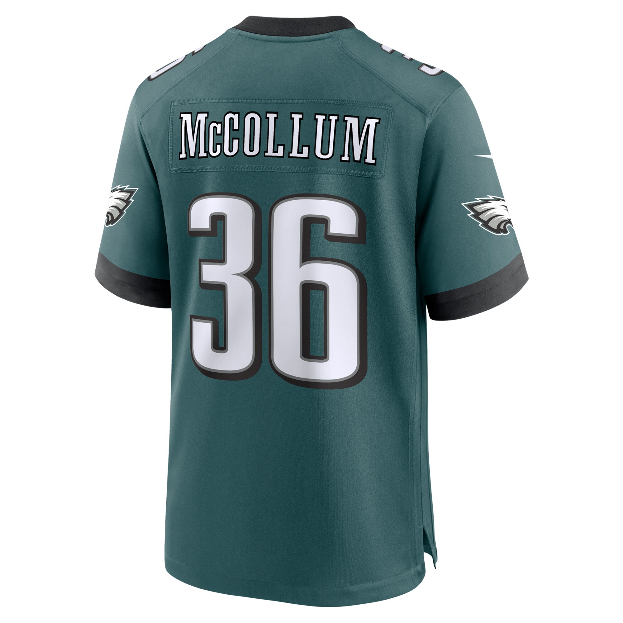 Men's Philadelphia Eagles Tristin McCollum Midnight Green Team Game Jersey JS6337 Saliibo - Image 3