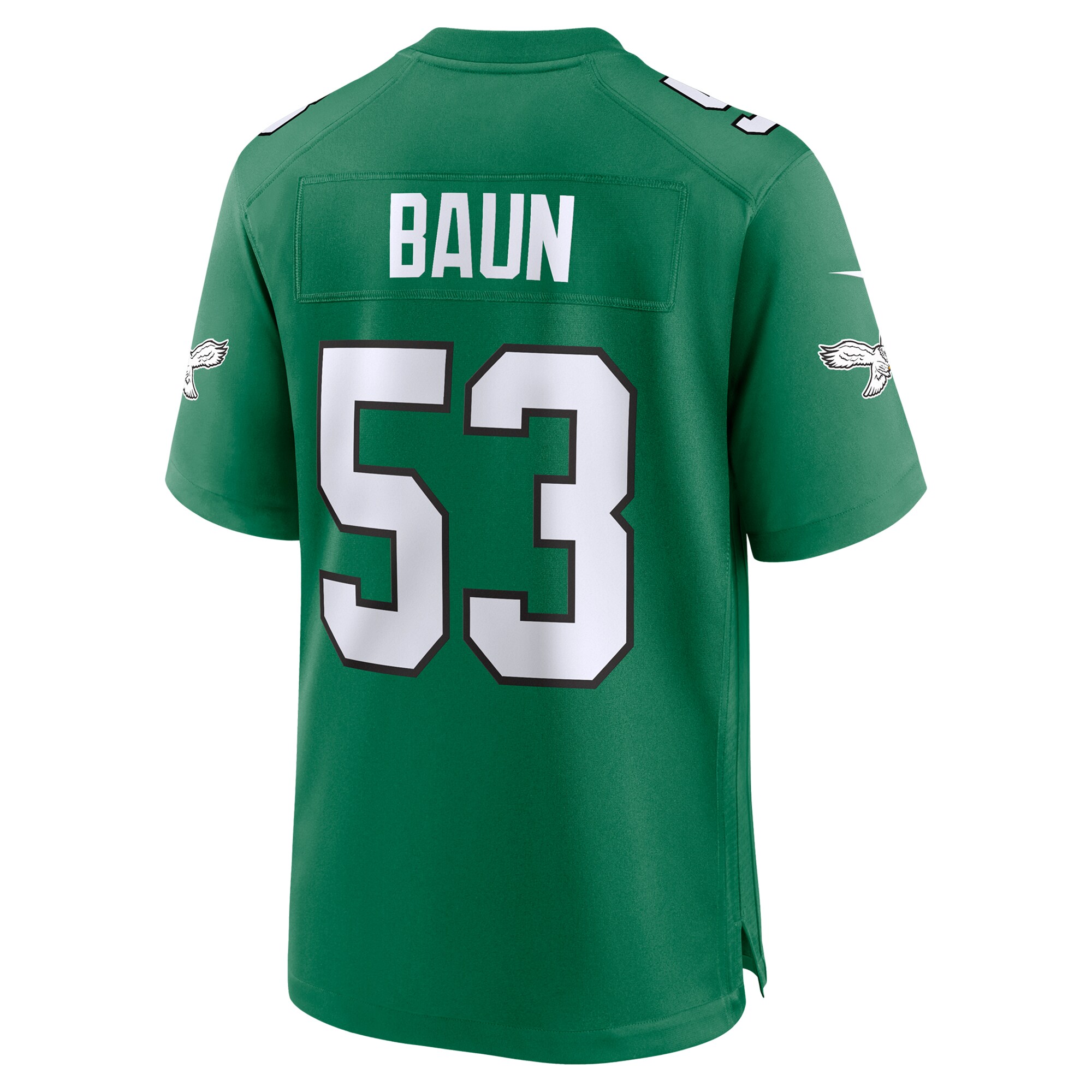 Men's Philadelphia Eagles Zack Baun Kelly Green Alternate Game Jersey JS7891 Saliibo - Image 3