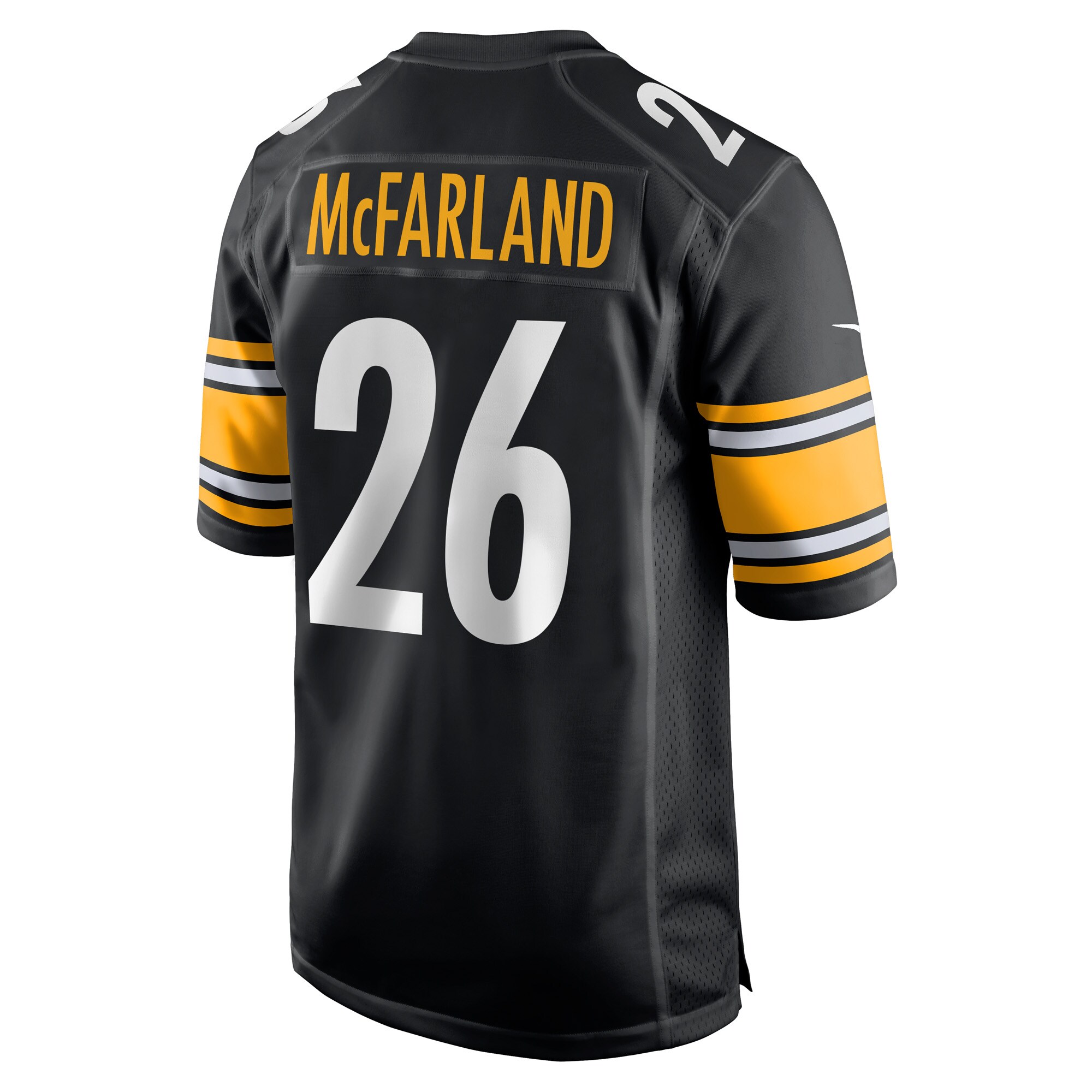 Men's Pittsburgh Steelers Anthony McFarland Jr. Black Game Player Jersey JS6651 Saliibo - Image 3