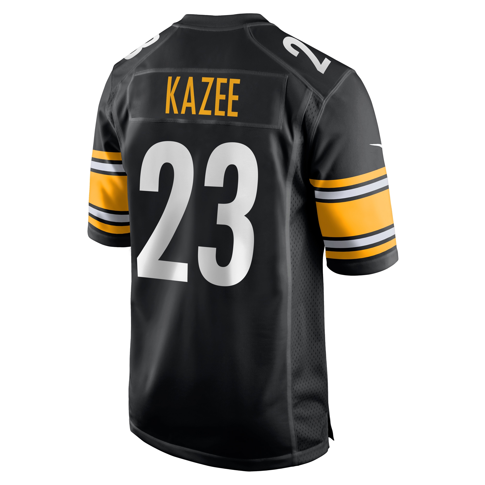 Men's Pittsburgh Steelers Damontae Kazee Black Game Jersey JS1947 Saliibo - Image 3
