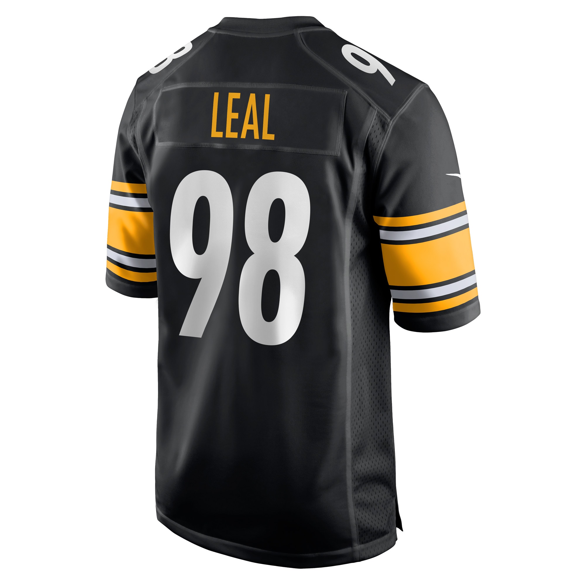 Men's Pittsburgh Steelers DeMarvin Leal Black Game Player Jersey JS5407 Saliibo - Image 3