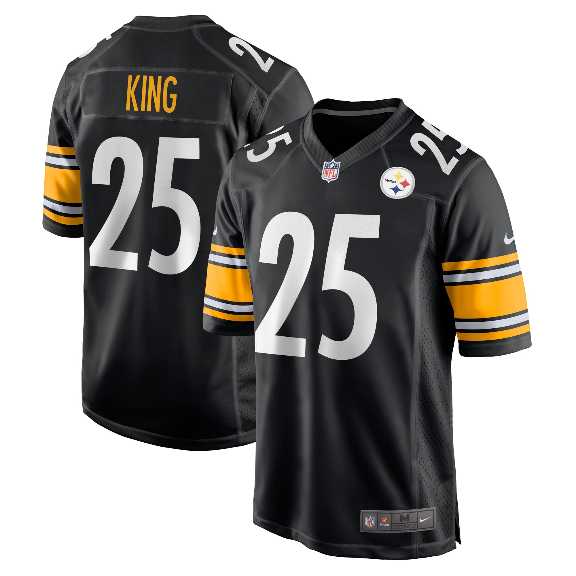 Men's Pittsburgh Steelers Desmond King Black Game Jersey JS4778 Saliibo