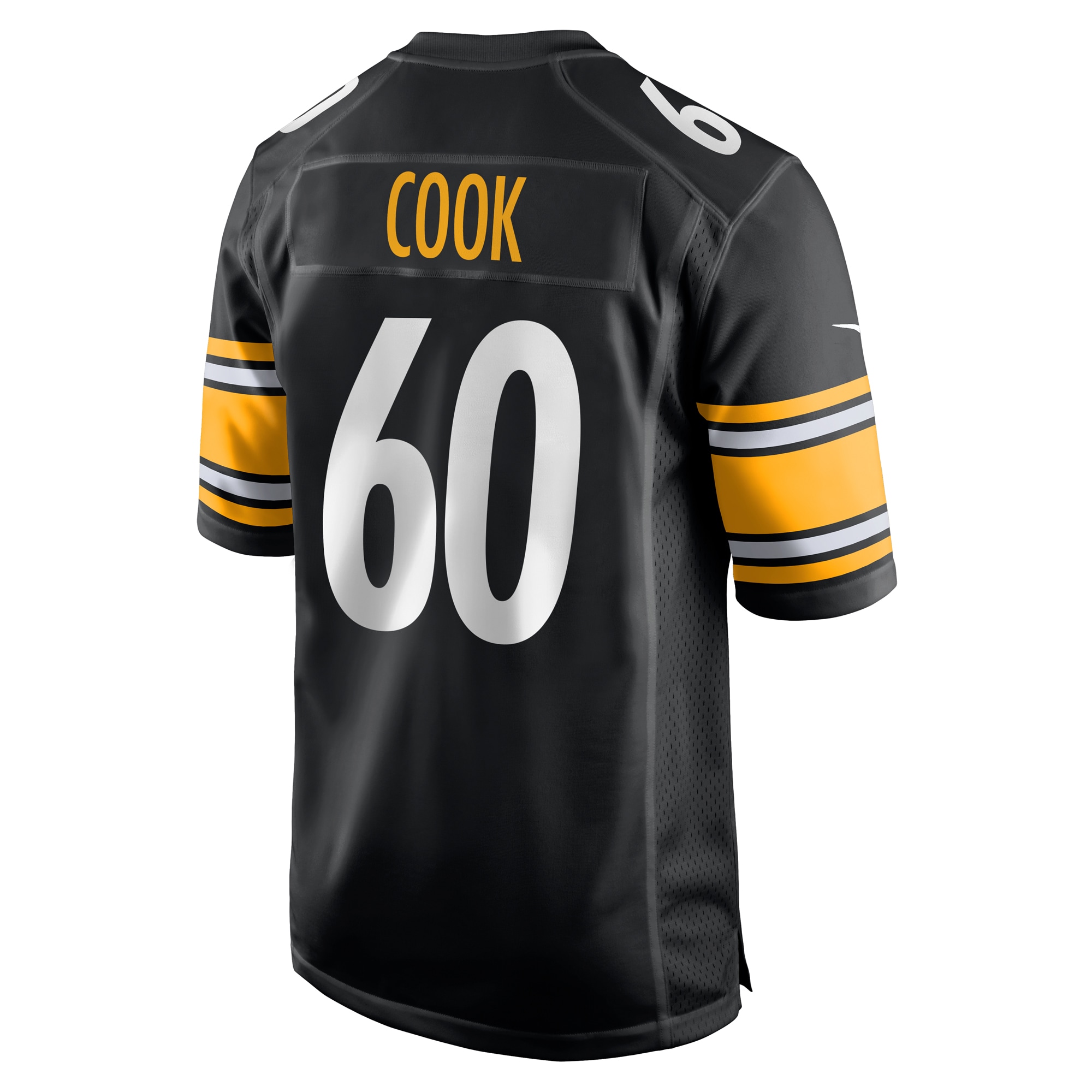 Men's Pittsburgh Steelers Dylan Cook Black Game Jersey JS4464 Saliibo - Image 3