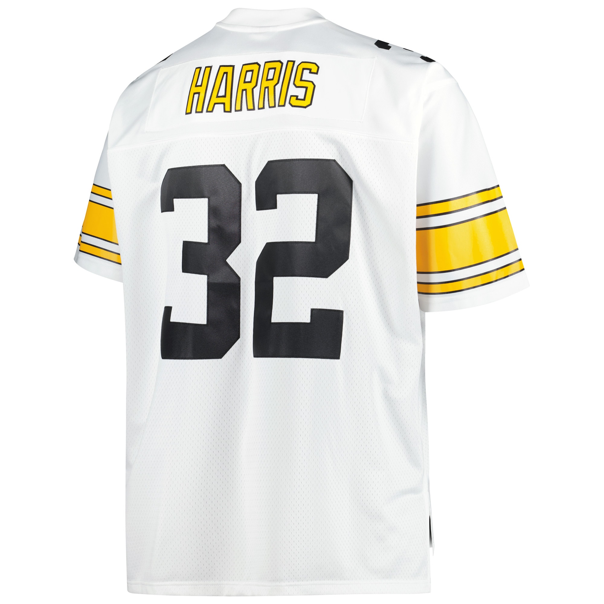Men's Pittsburgh Steelers Franco Harris Mitchell & Ness White Big & Tall 1976 Retired Player Jersey JS8667 Saliibo - Image 3