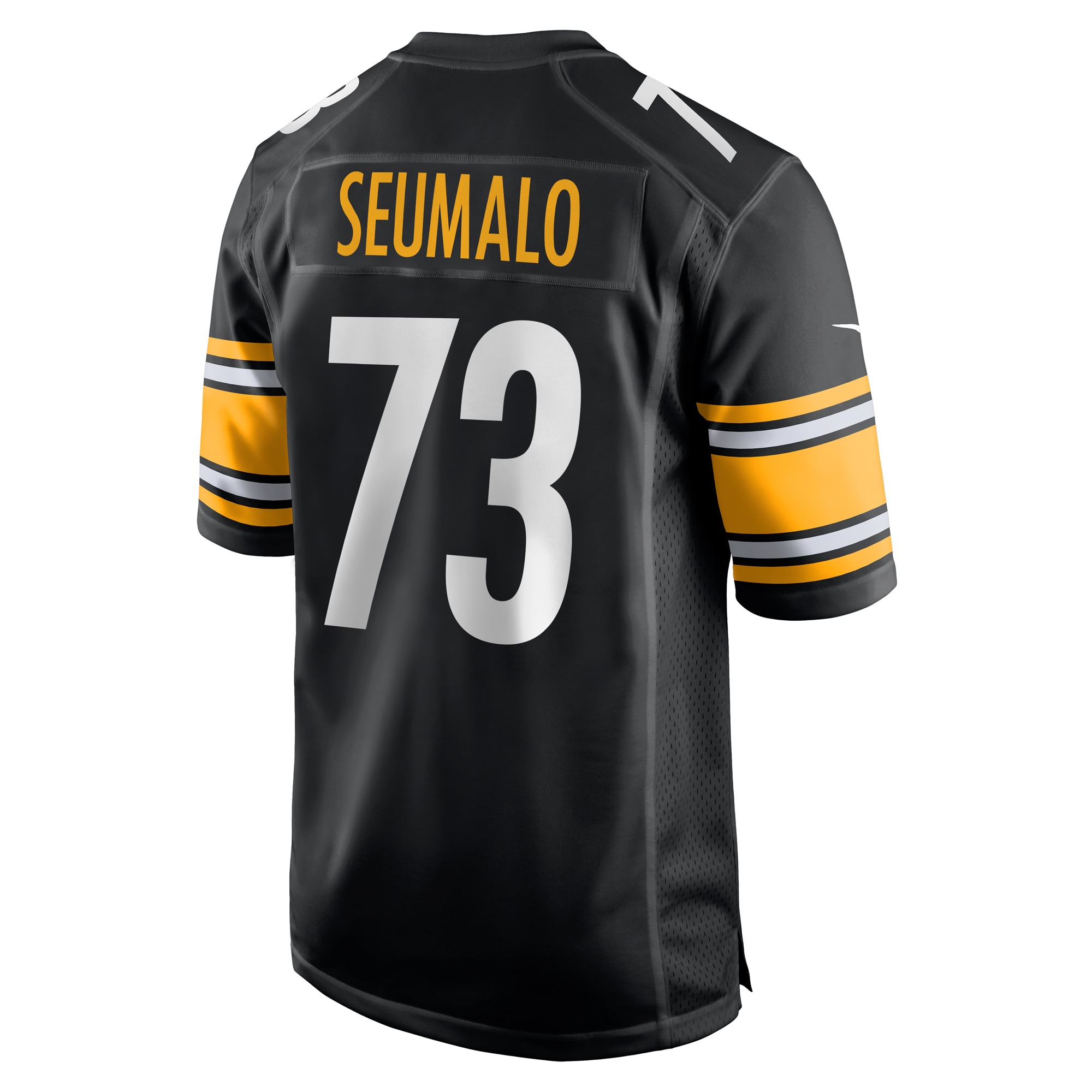 Men's Pittsburgh Steelers Isaac Seumalo Black Game Jersey JS9669 Saliibo - Image 3