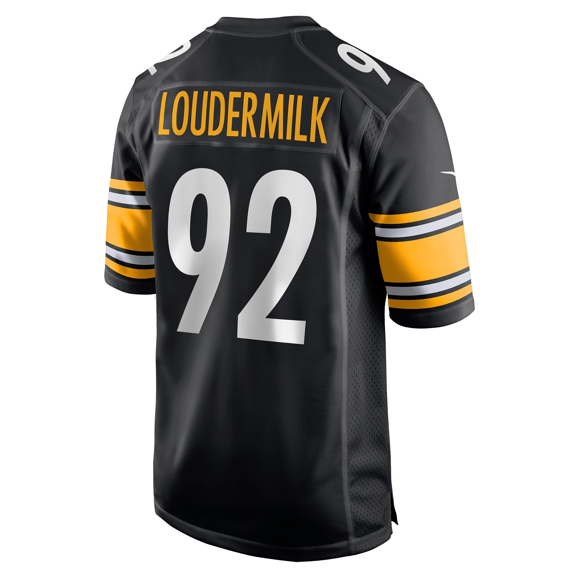 Men's Pittsburgh Steelers Isaiahh Loudermilk Black Game Jersey JS5263 Saliibo - Image 3