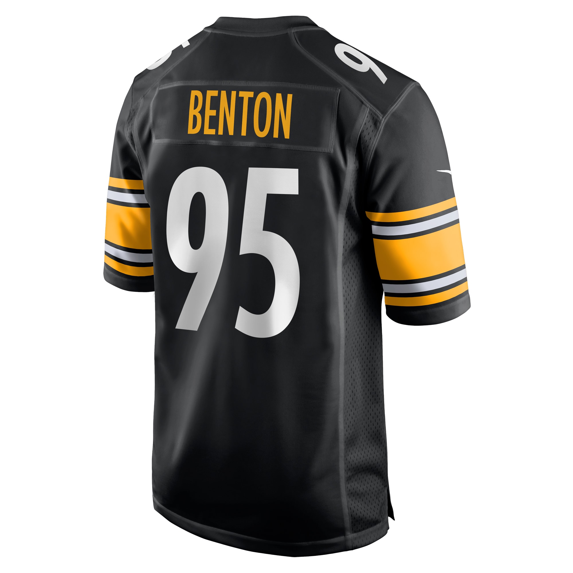 Men's Pittsburgh Steelers Keeanu Benton Black Team Game Jersey JS5449 Saliibo - Image 3
