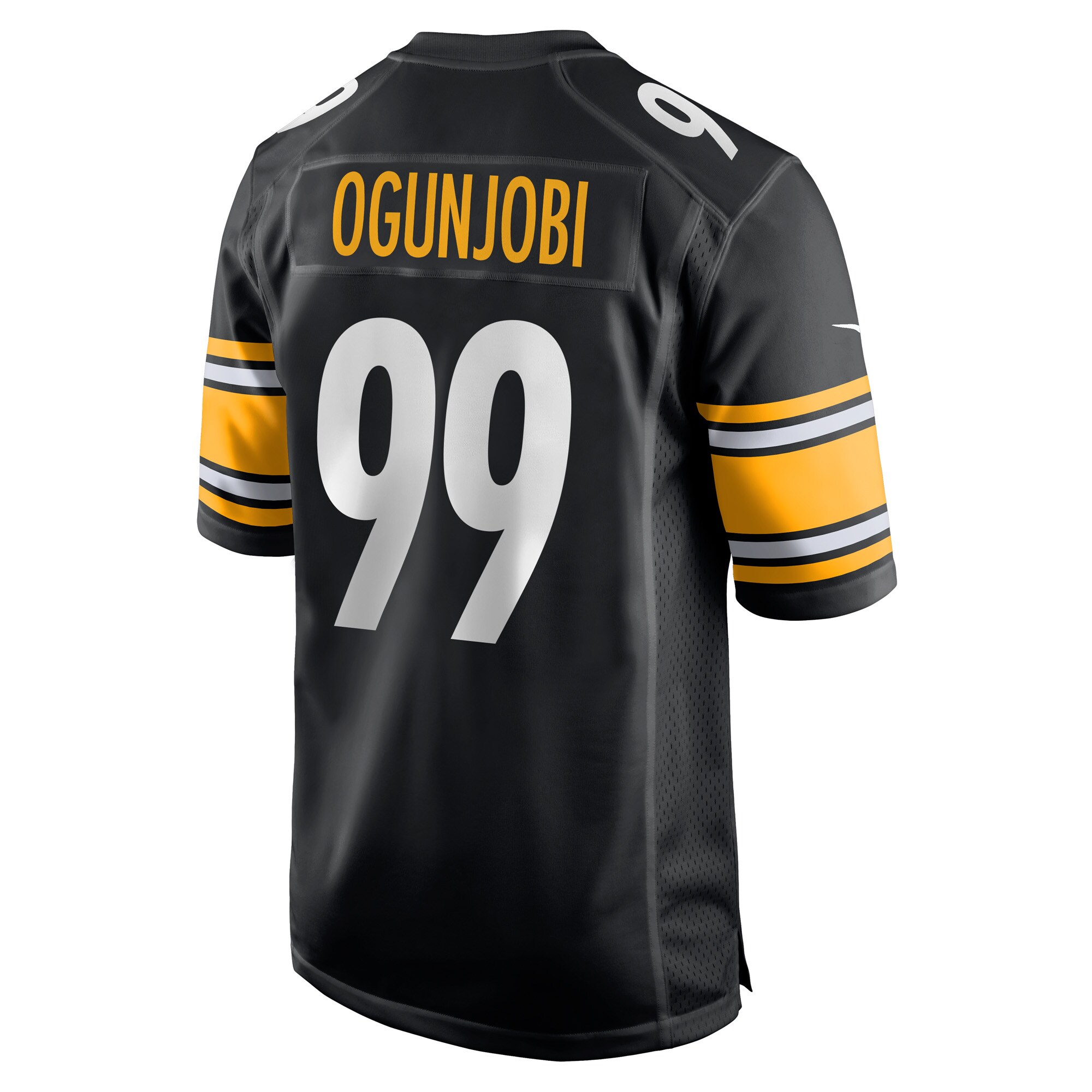 Men's Pittsburgh Steelers Larry Ogunjobi Black Game Player Jersey JS3807 Saliibo - Image 3