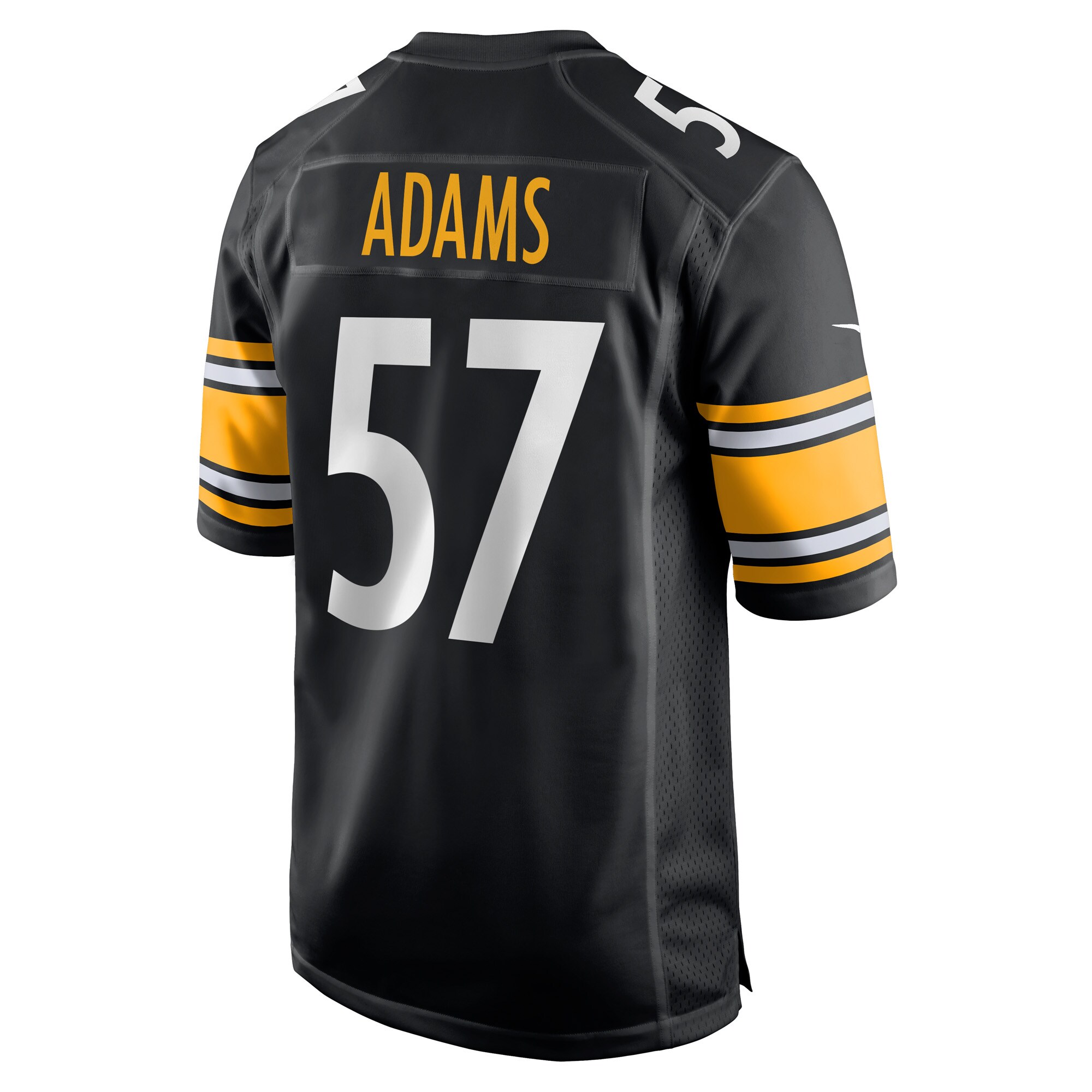 Men's Pittsburgh Steelers Montravius Adams Black Game Player Jersey JS6400 Saliibo - Image 3