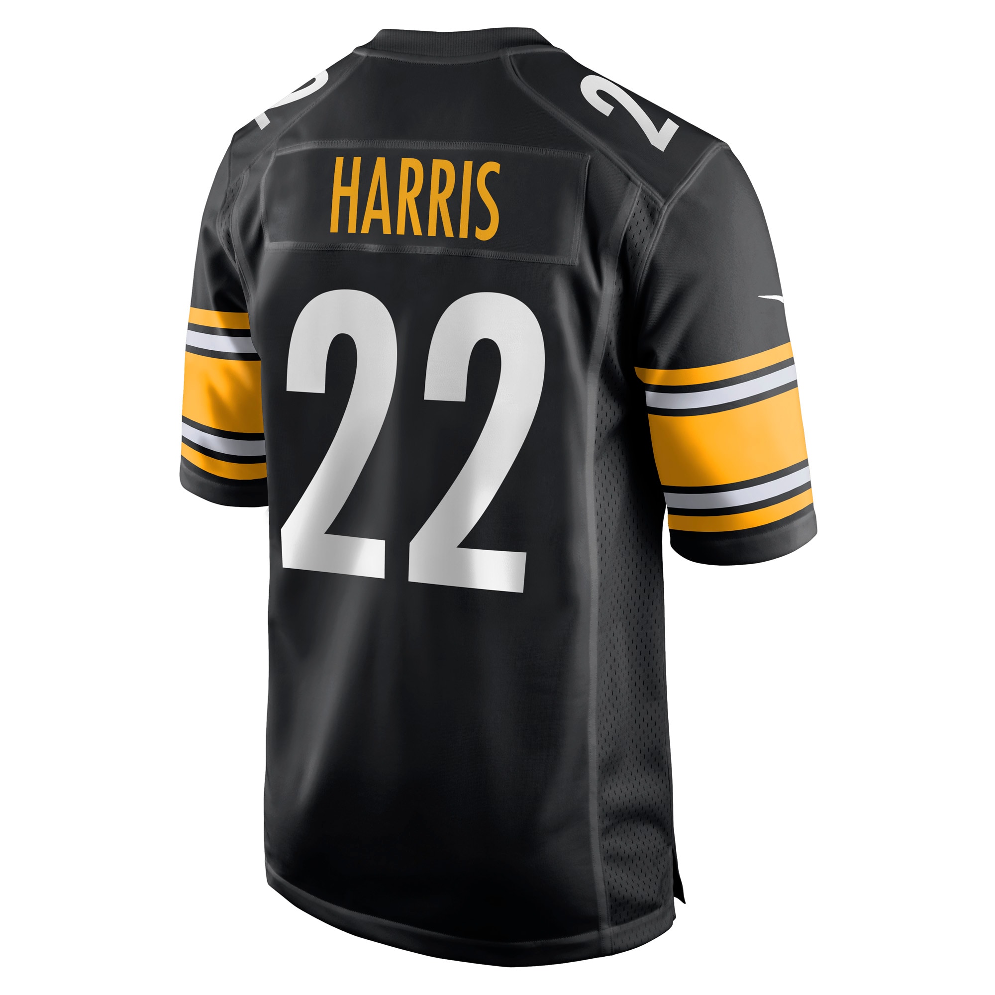 Men's Pittsburgh Steelers Najee Harris Black Player Game Jersey JS5657 Saliibo - Image 3