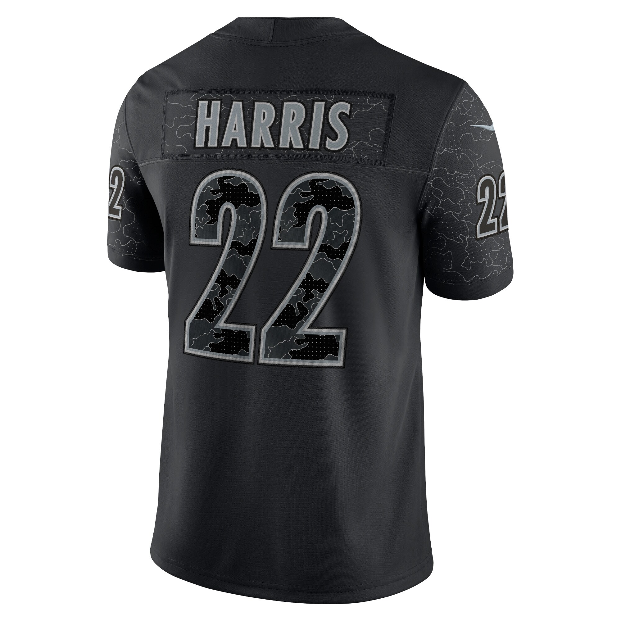 Men's Pittsburgh Steelers Najee Harris Black RFLCTV Limited Jersey JS7094 Saliibo - Image 5