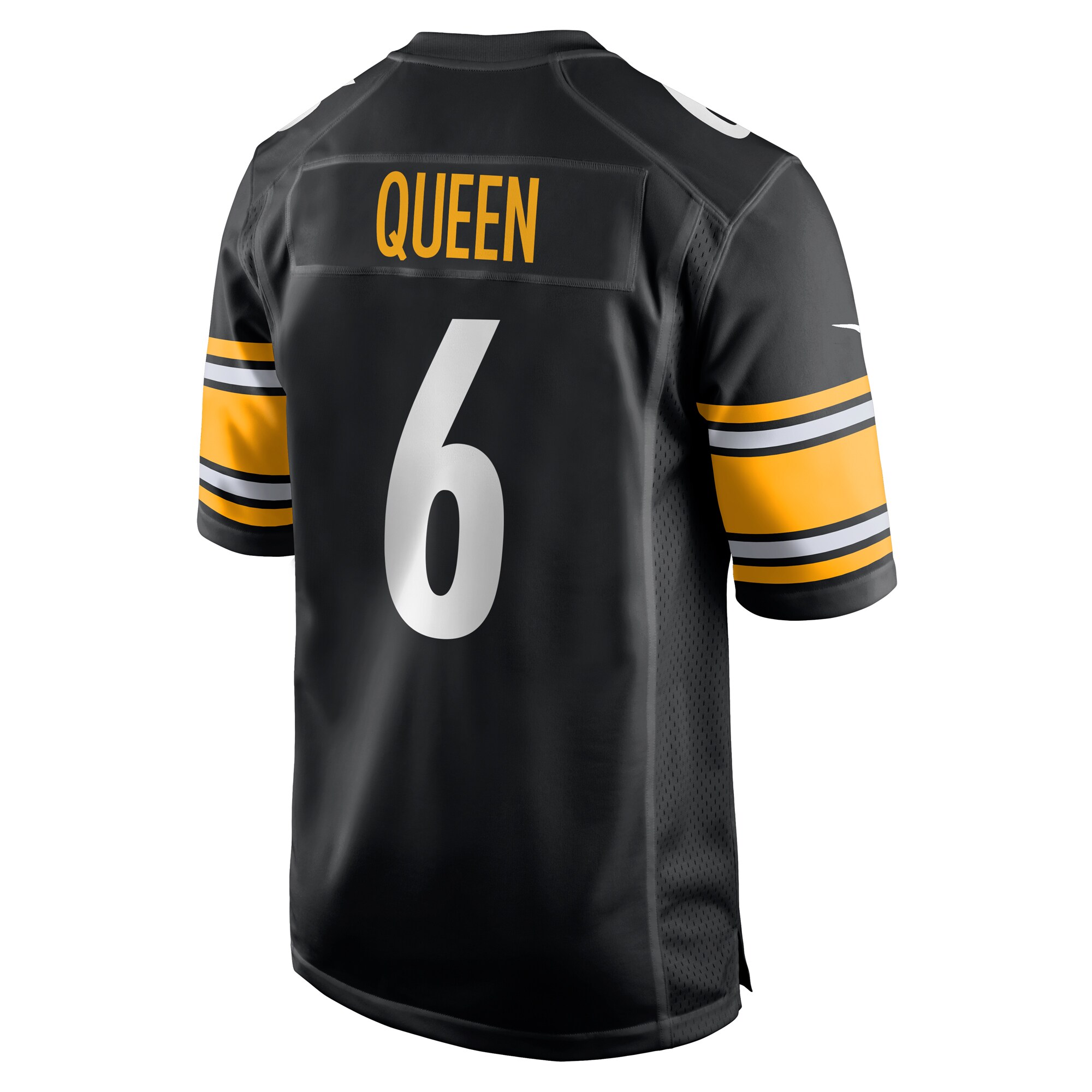 Men's Pittsburgh Steelers Patrick Queen Black Game Player Jersey JS9517 Saliibo - Image 3