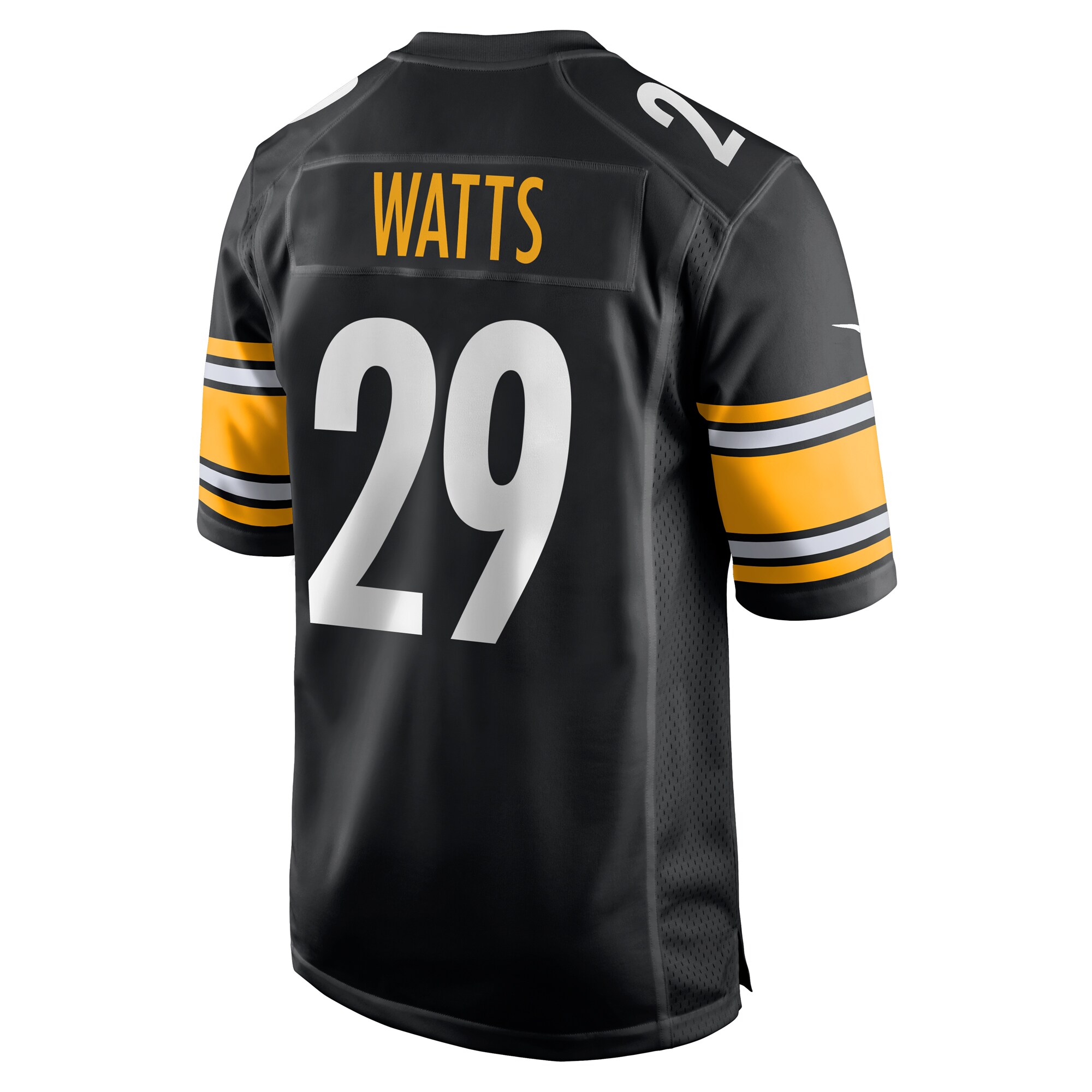 Men's Pittsburgh Steelers Ryan Watts Black Game Jersey JS8279 Saliibo - Image 3