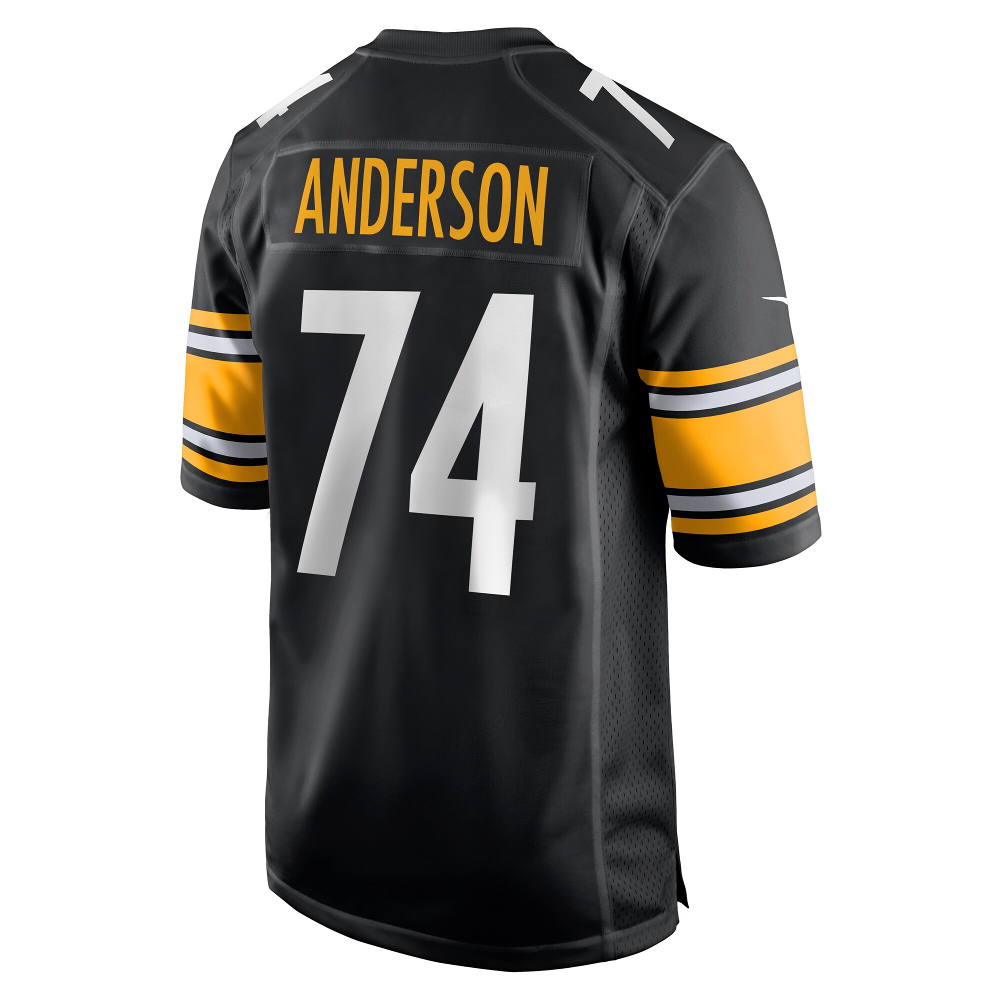 Men's Pittsburgh Steelers Spencer Anderson Black Game Jersey JS4451 Saliibo - Image 3