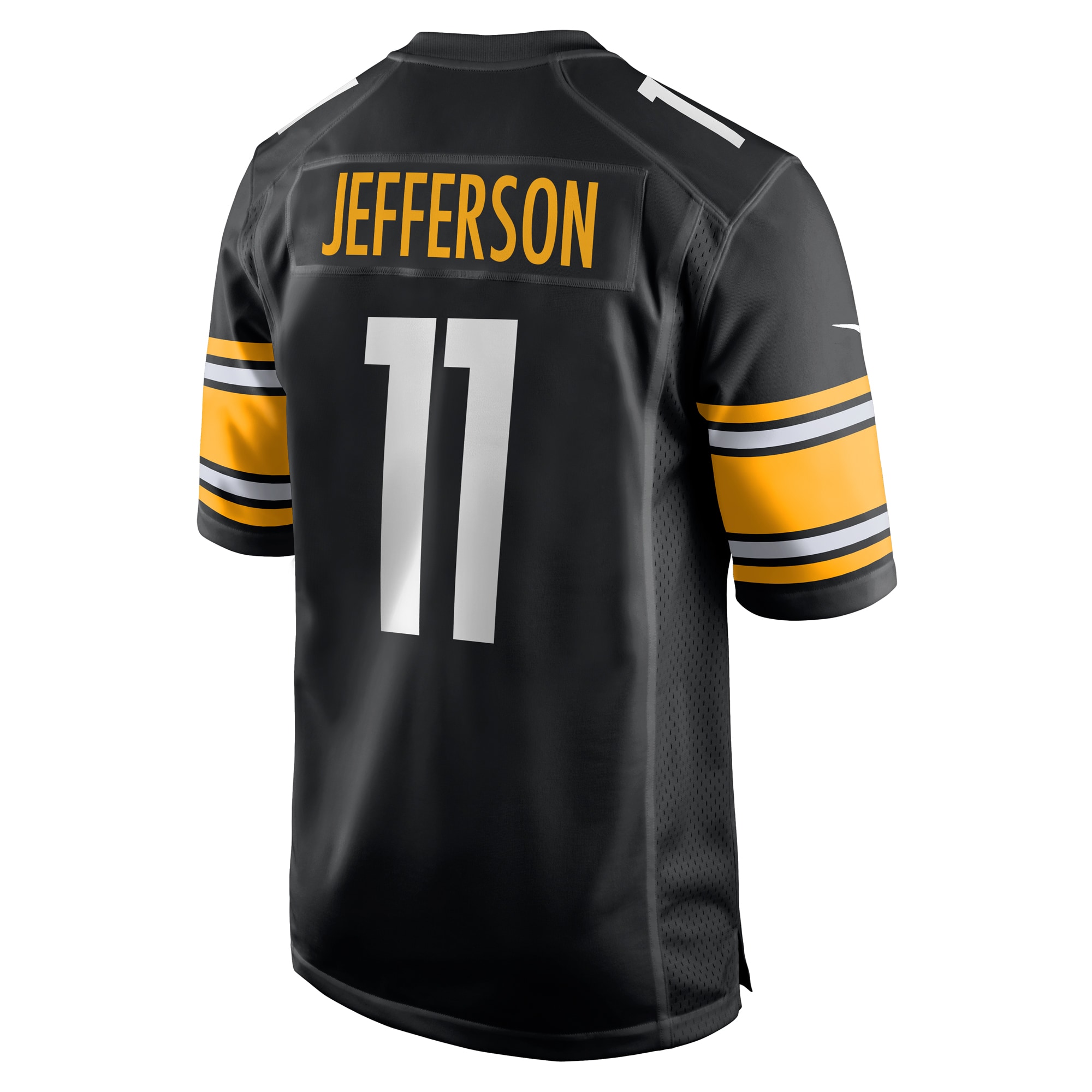 Men's Pittsburgh Steelers Van Jefferson Black Game Jersey JS9520 Saliibo - Image 3