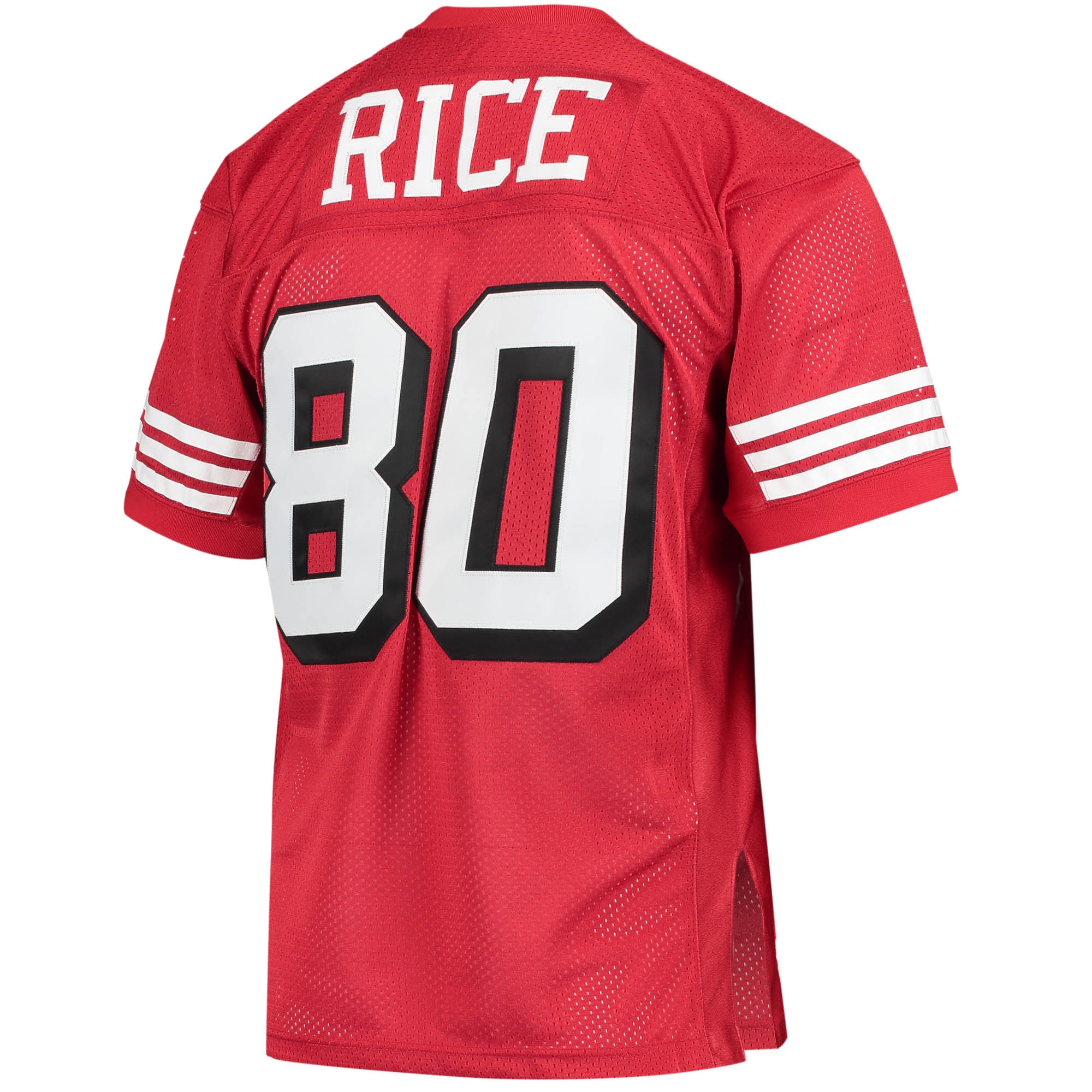 Men's San Francisco 49ers 1994 Jerry Rice Mitchell & Ness Scarlet Throwback Retired Player Jersey JS5825 Saliibo - Image 3