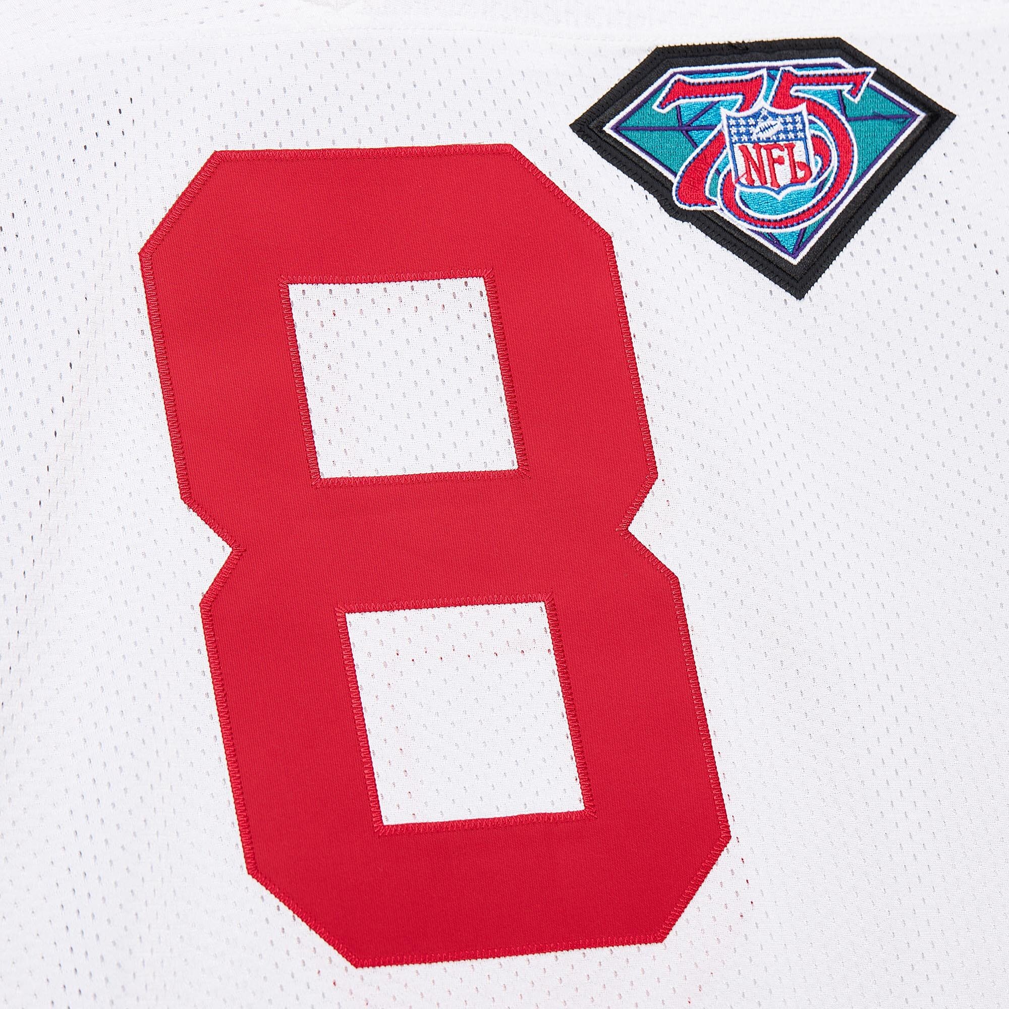 Men's San Francisco 49ers 1994 Steve Young Mitchell & Ness White Throwback Retired Player Jersey JS4282 Saliibo - Image 5