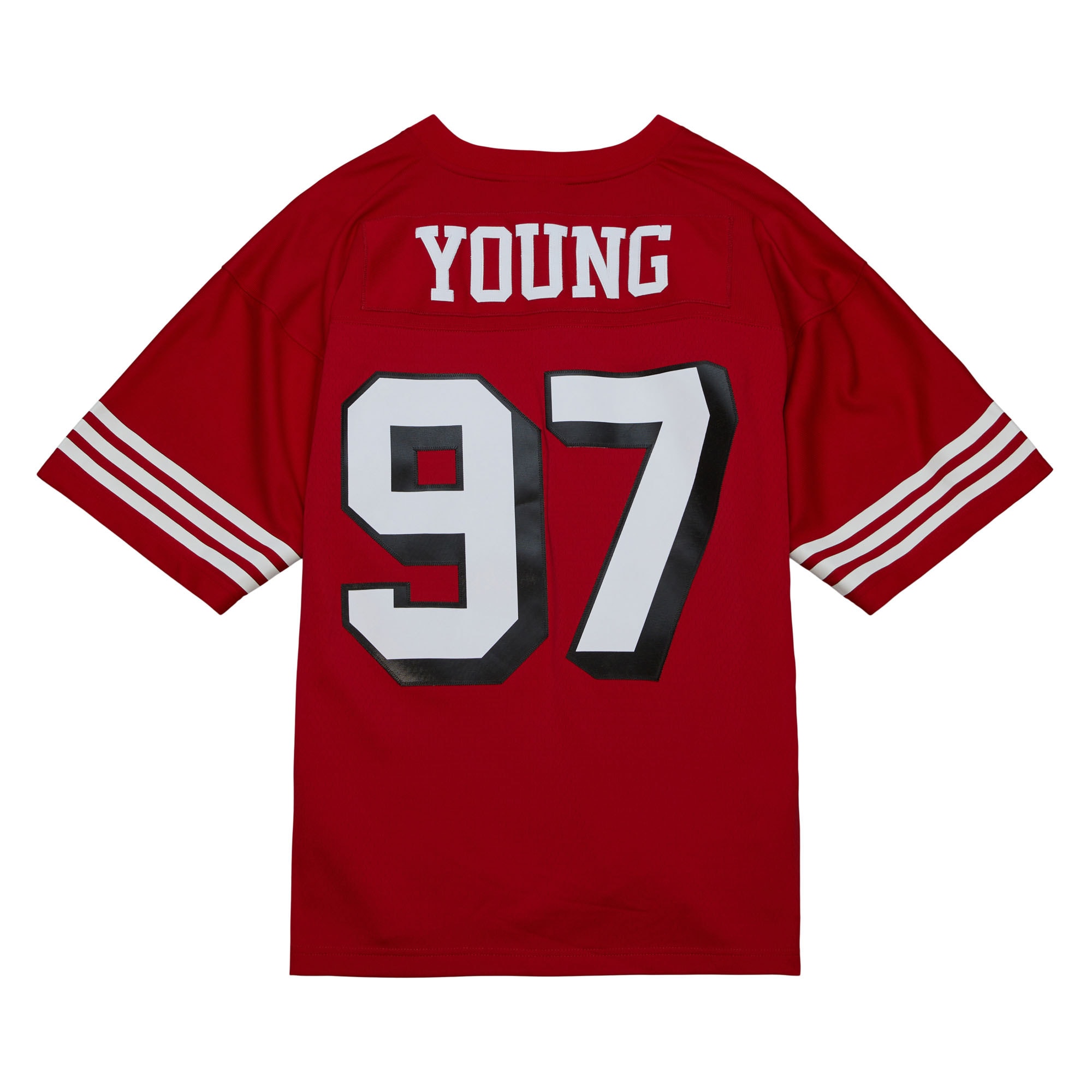 Men's San Francisco 49ers Bryant Young Mitchell & Ness Scarlet Legacy Jersey JS5097 Saliibo - Image 3