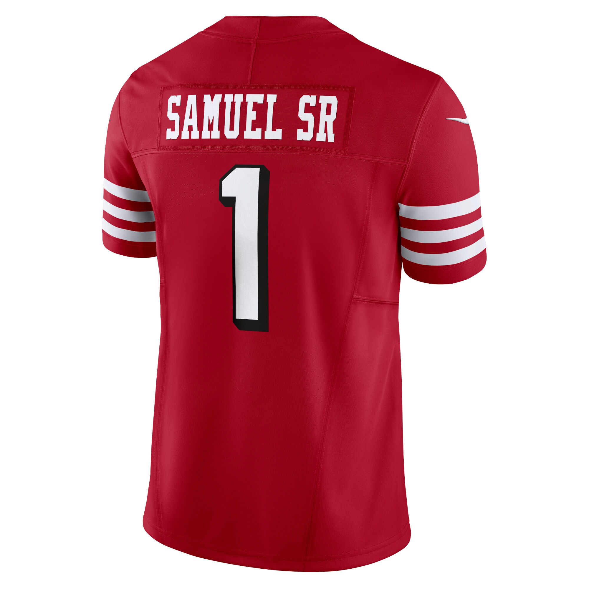 Men's San Francisco 49ers Deebo Samuel Sr Scarlet Alternate Vapor F.U.S.E. Limited Jersey JS7636 Saliibo - Image 3
