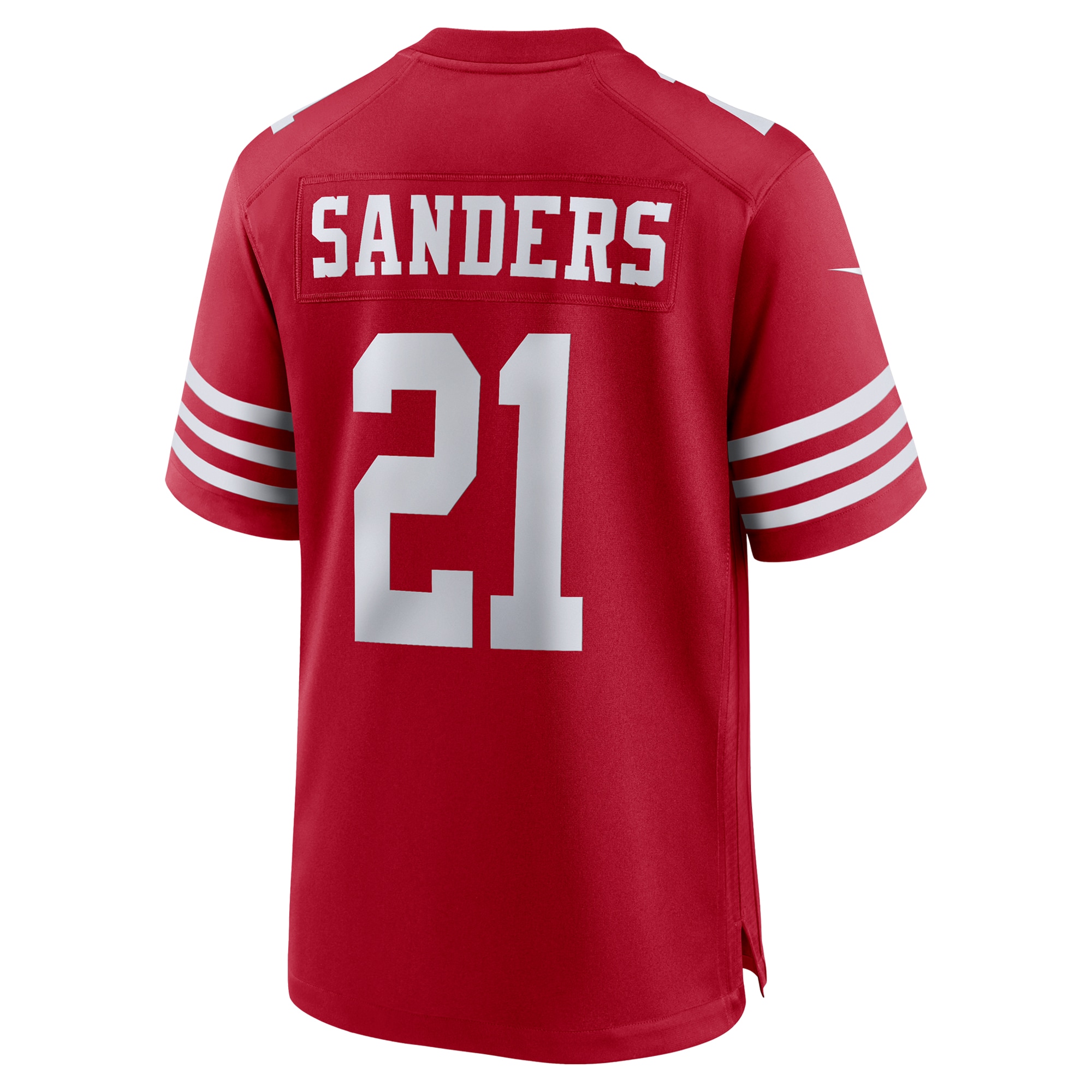 Men's San Francisco 49ers Deion Sanders Scarlet Team Retired Player Game Jersey JS6713 Saliibo - Image 3