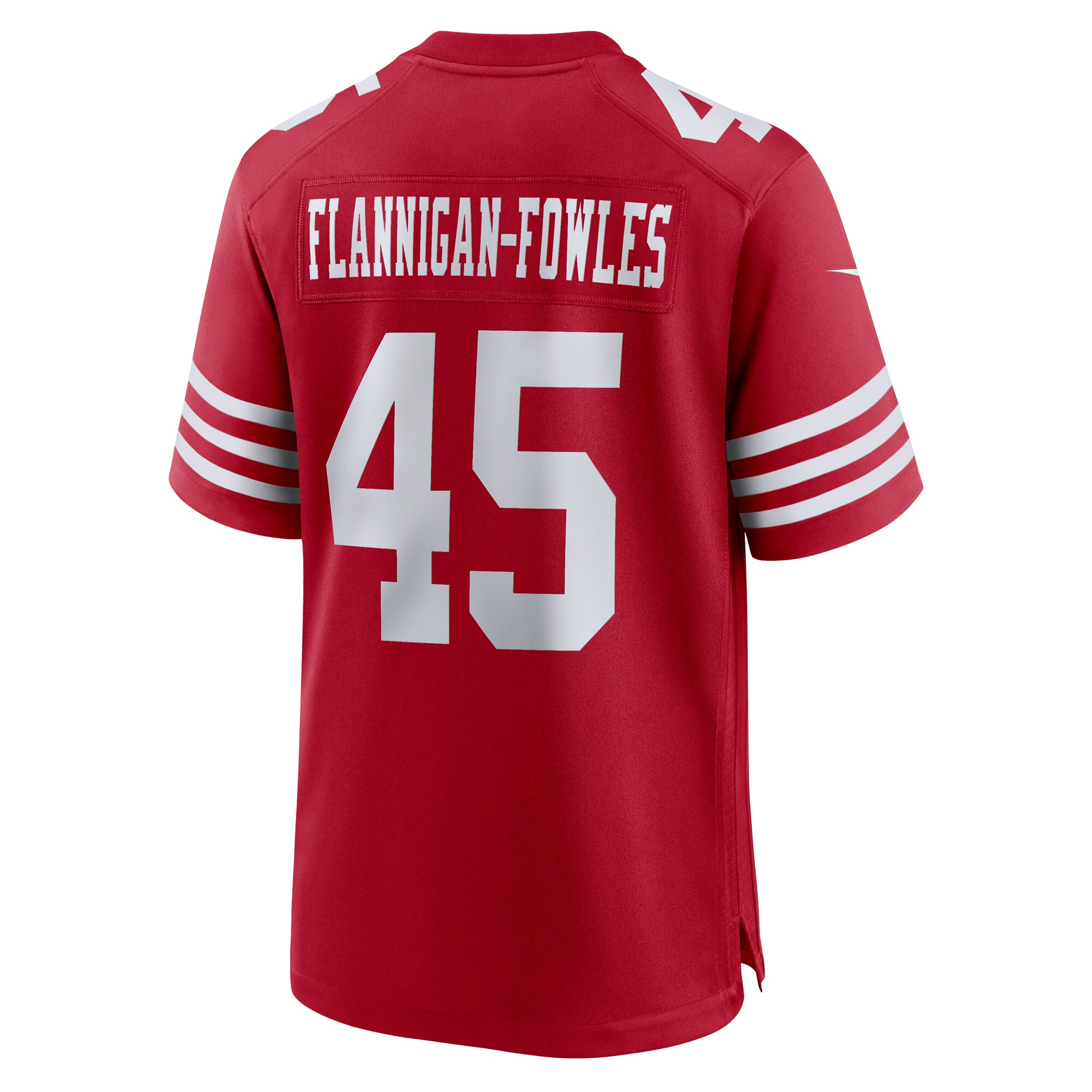 Men's San Francisco 49ers Demetrius Flannigan-Fowles Scarlet Game Jersey JS2903 Saliibo - Image 3