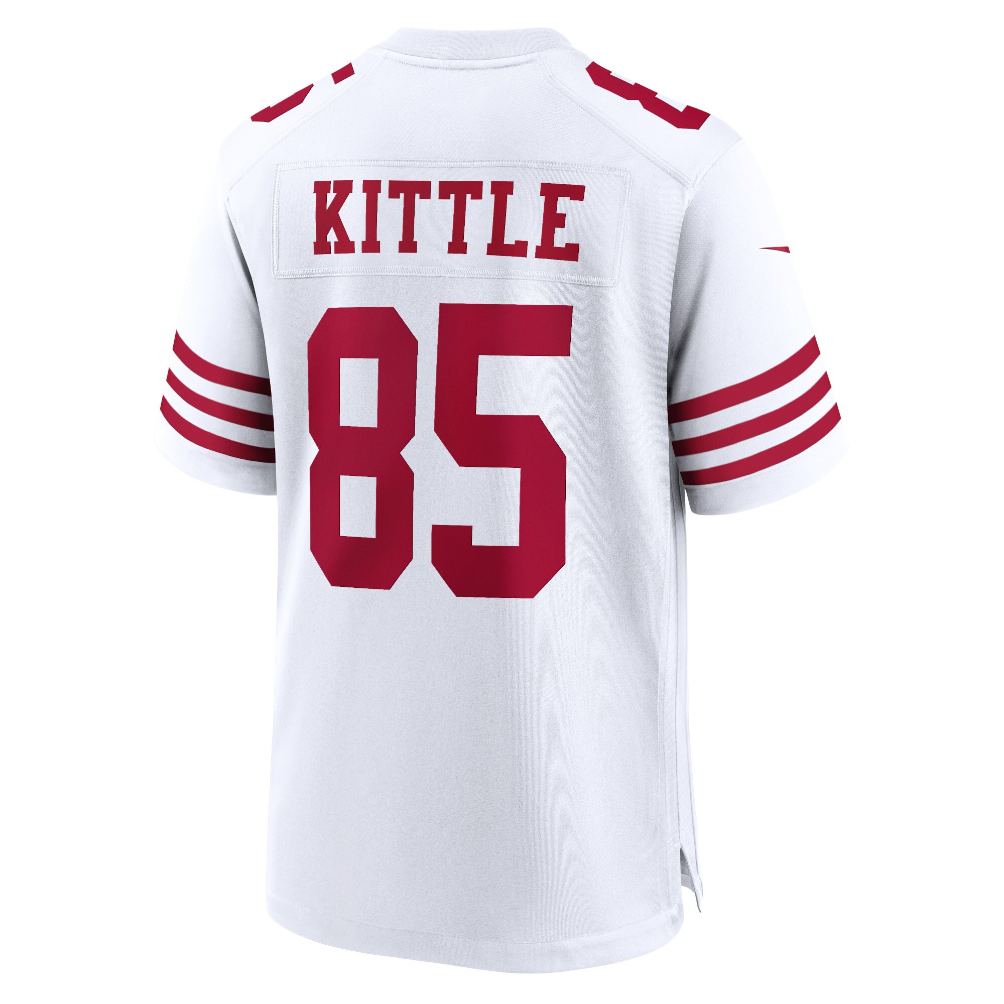 Men's San Francisco 49ers George Kittle White Team Game Jersey JS8774 Saliibo - Image 3