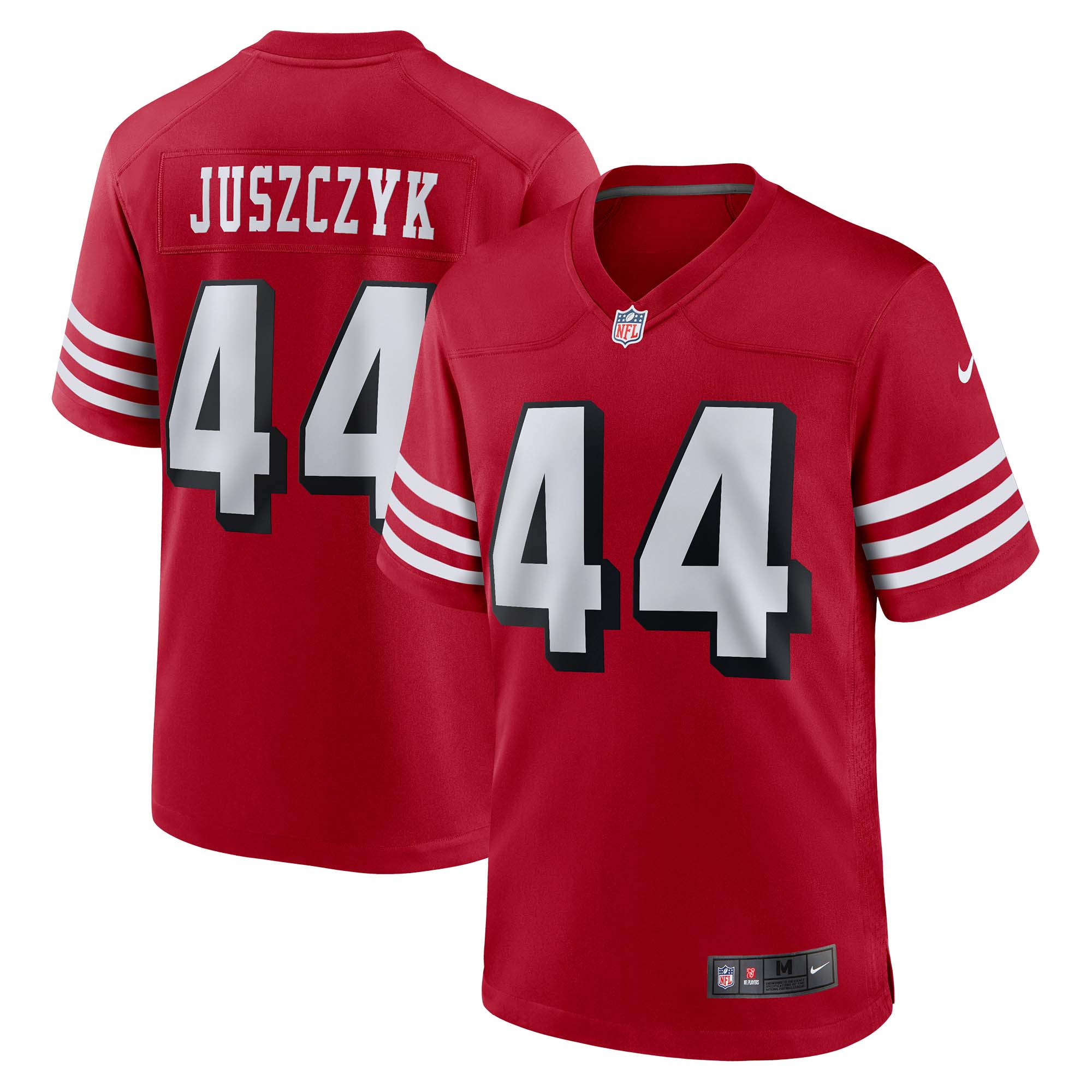 Men's San Francisco 49ers Kyle Juszczyk Scarlet Alternate Game Jersey JS1144 Saliibo